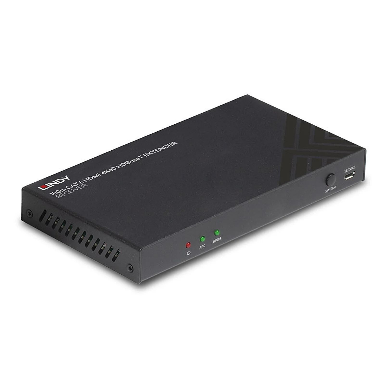 Récepteur HDBaseT Cat.6 HDMI 4K60, Audio, IR & RS-232, 100m