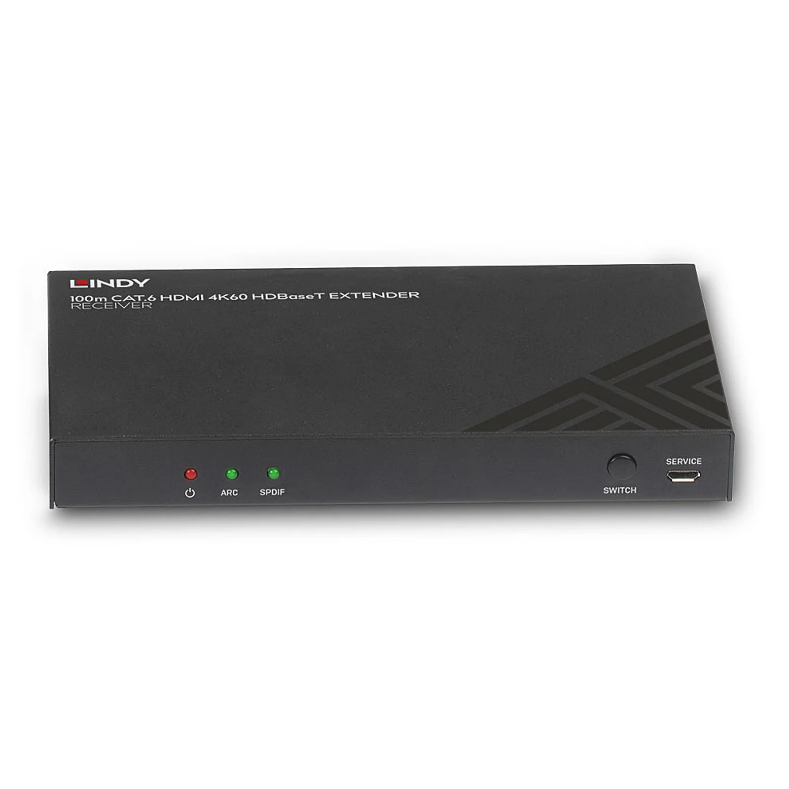 Lindy Récepteur HDBaseT Cat.6 HDMI 4K60, Audio, IR & RS-232, 100m