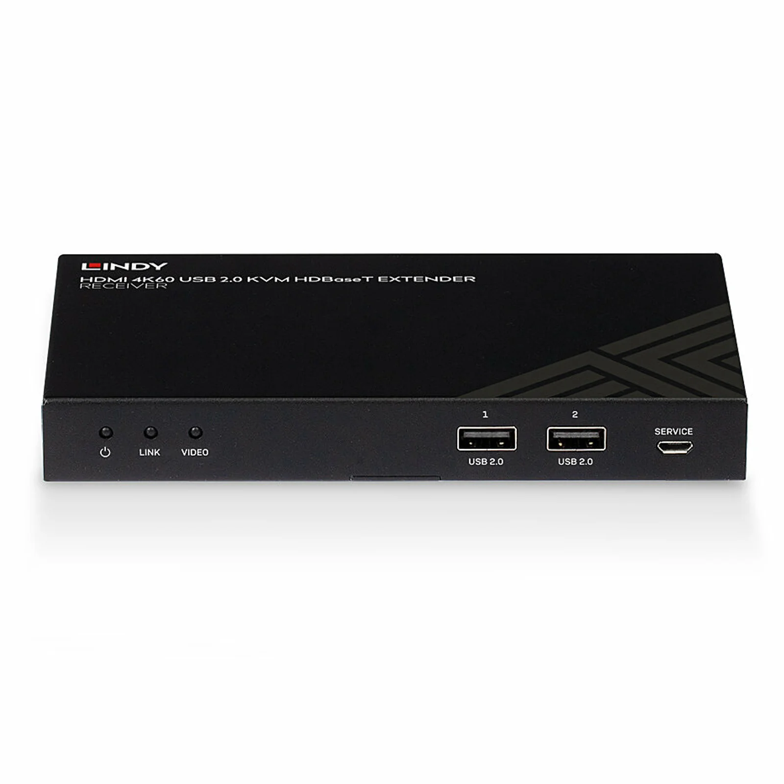 Lindy Récepteur KVM HDBaseT Cat.6 HDMI 4K60, Audio, IR & RS-232, 150m