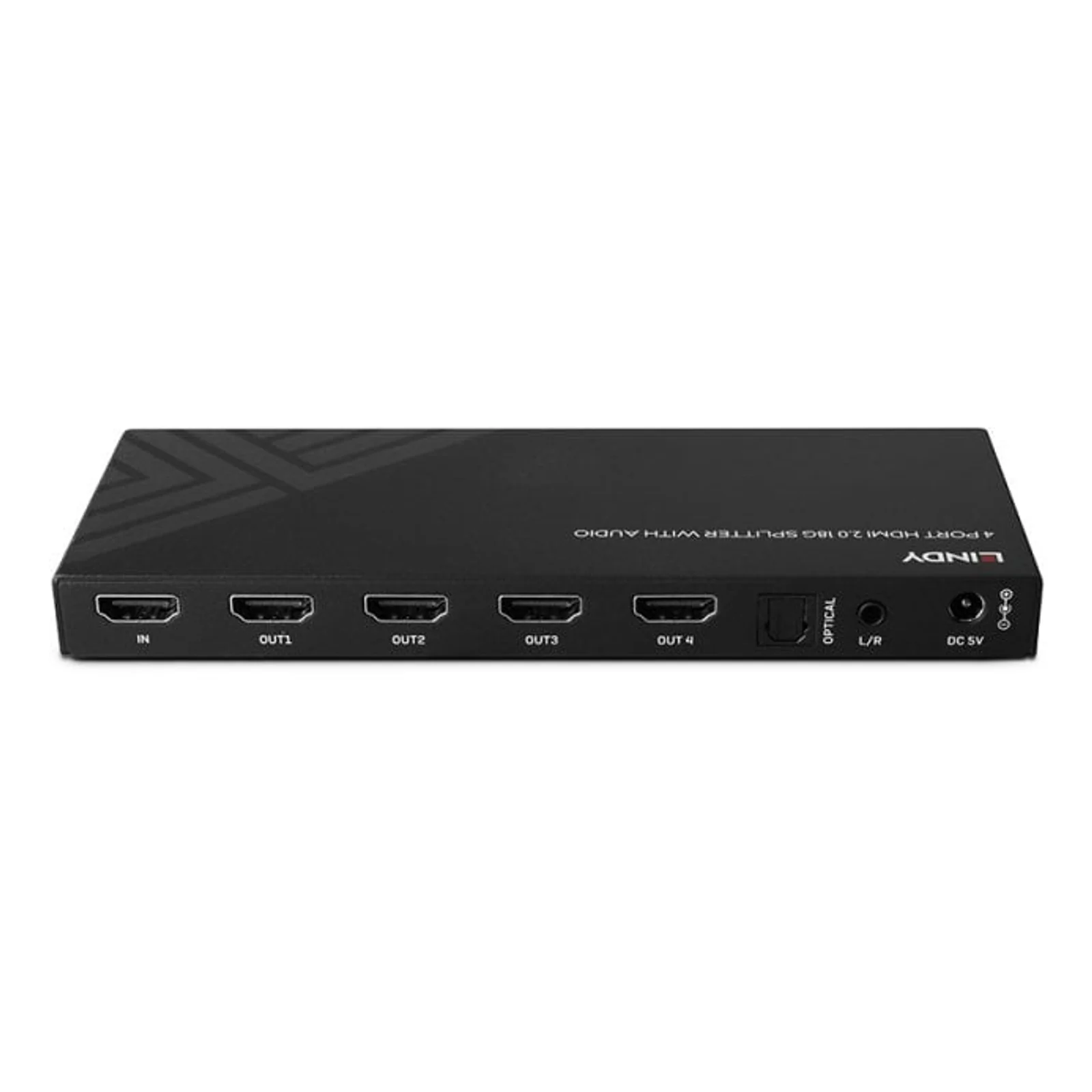Lindy Splitter HDMI 8K60 avec Audio & Downscaling, 4 Ports