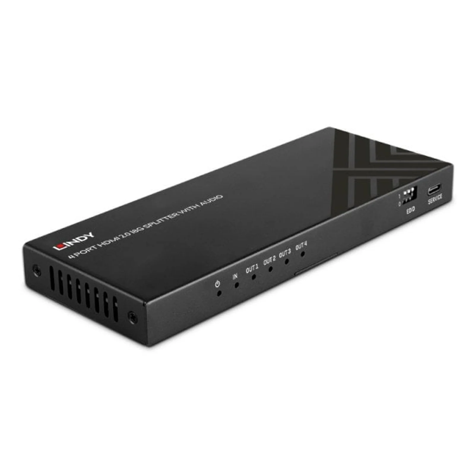 Lindy Splitter HDMI 8K60 avec Audio & Downscaling, 4 Ports