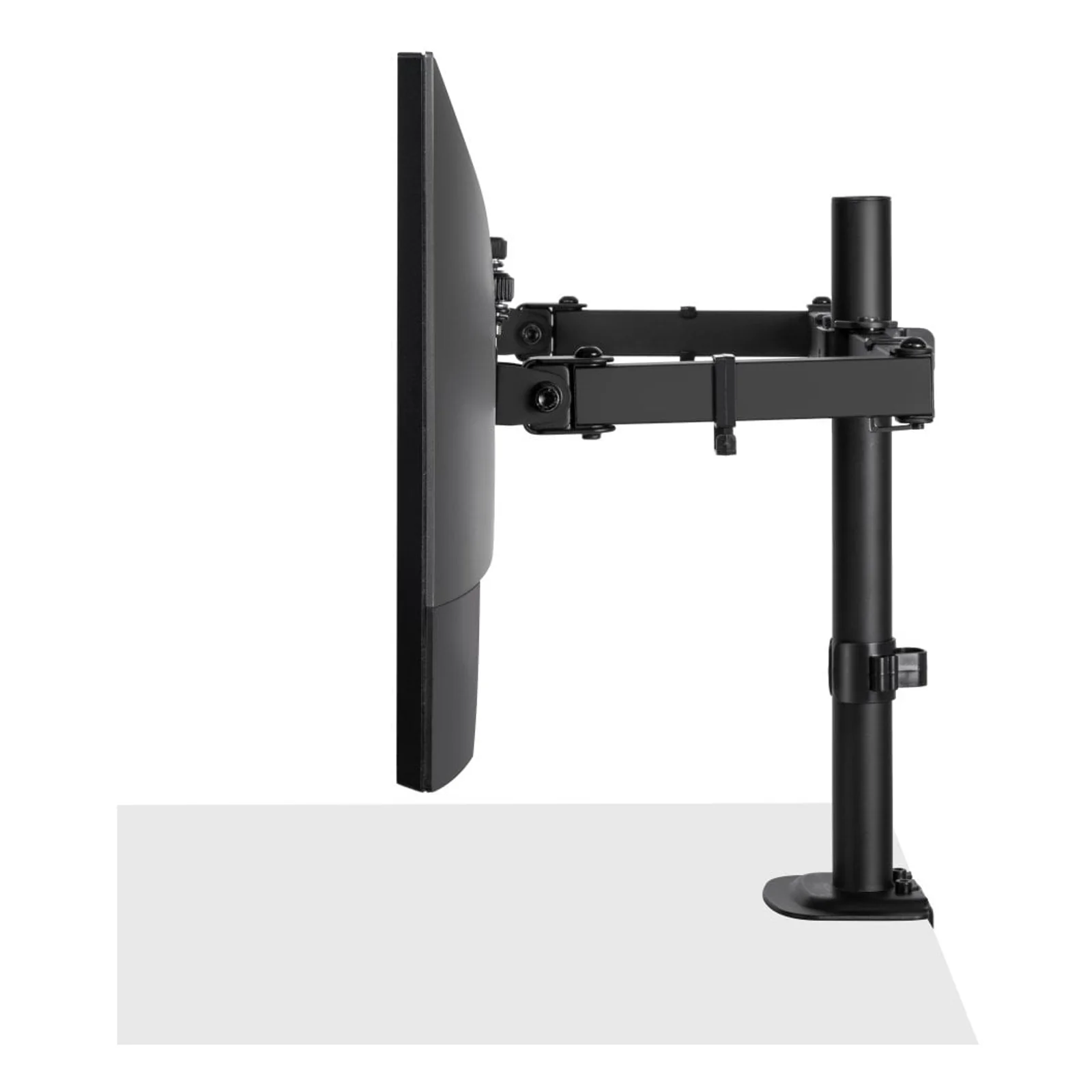 Lindy Support d'écran double fixe et ajustable - Noir
