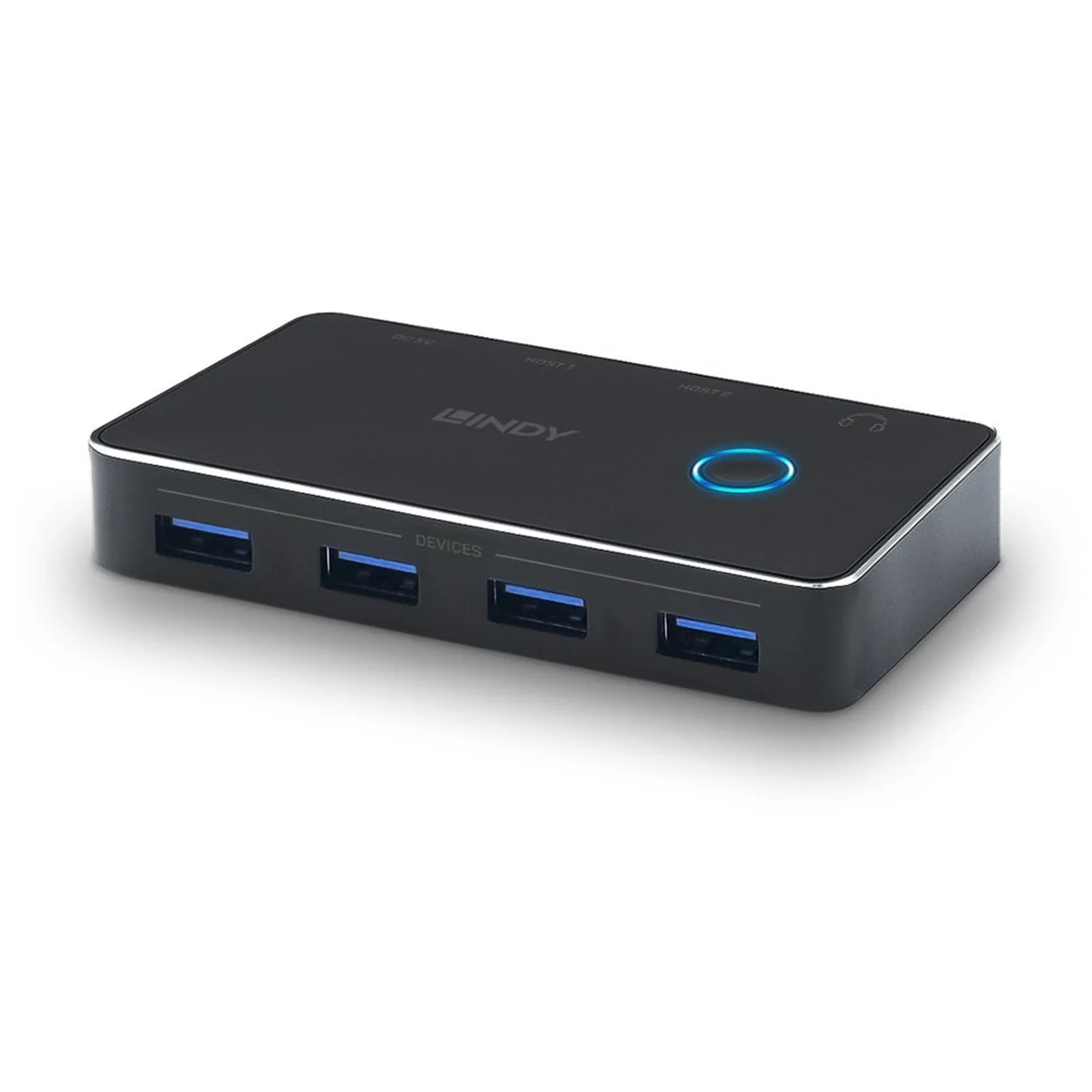 Lindy Switch de partage USB 3.0, 2 vers 4