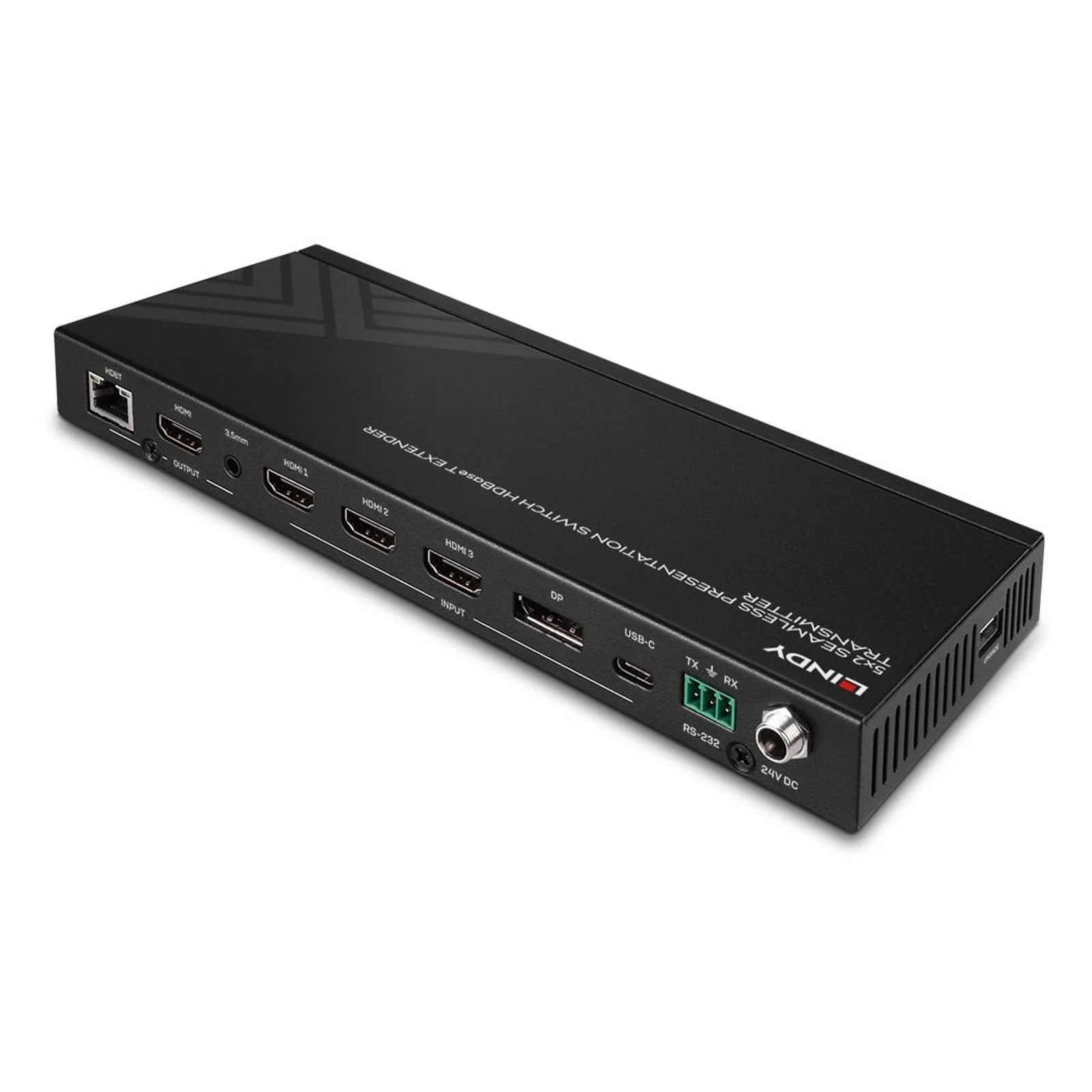 Lindy Switch de présentation Seamless Extender HDBaseT, 5 Ports - Emetteur