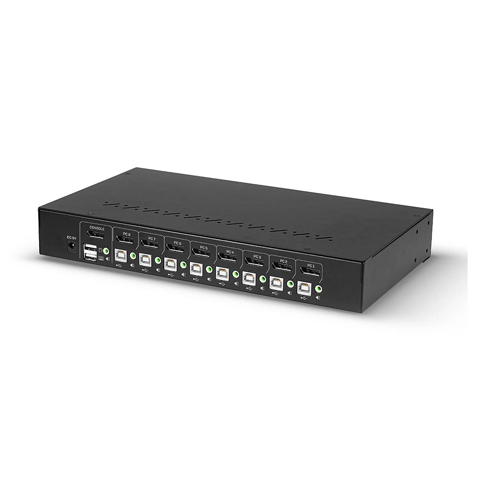 Lindy Switch KVM 8 Ports DisplayPort 1.2, USB 2.0 & Audio