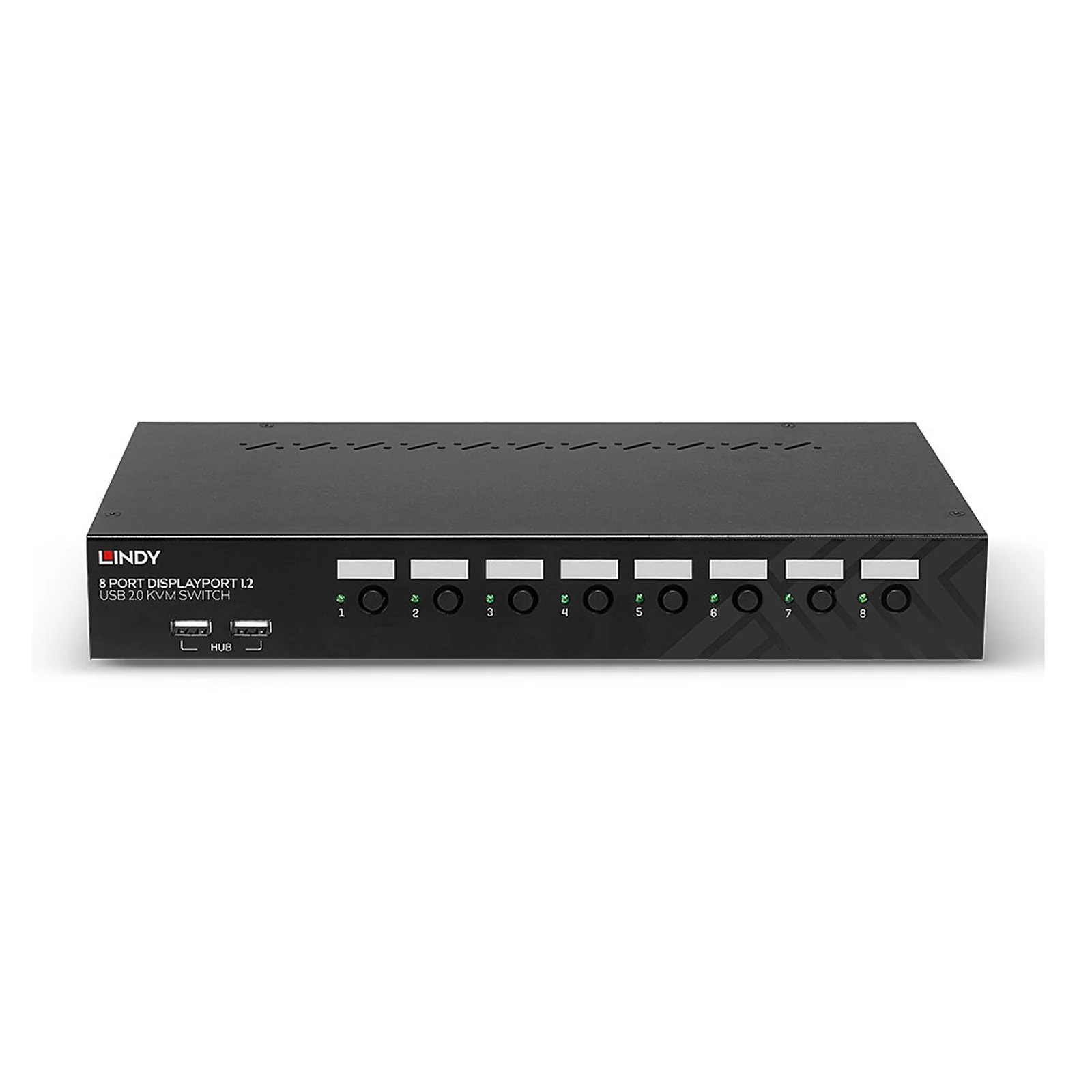 Lindy Switch KVM 8 Ports DisplayPort 1.2, USB 2.0 & Audio