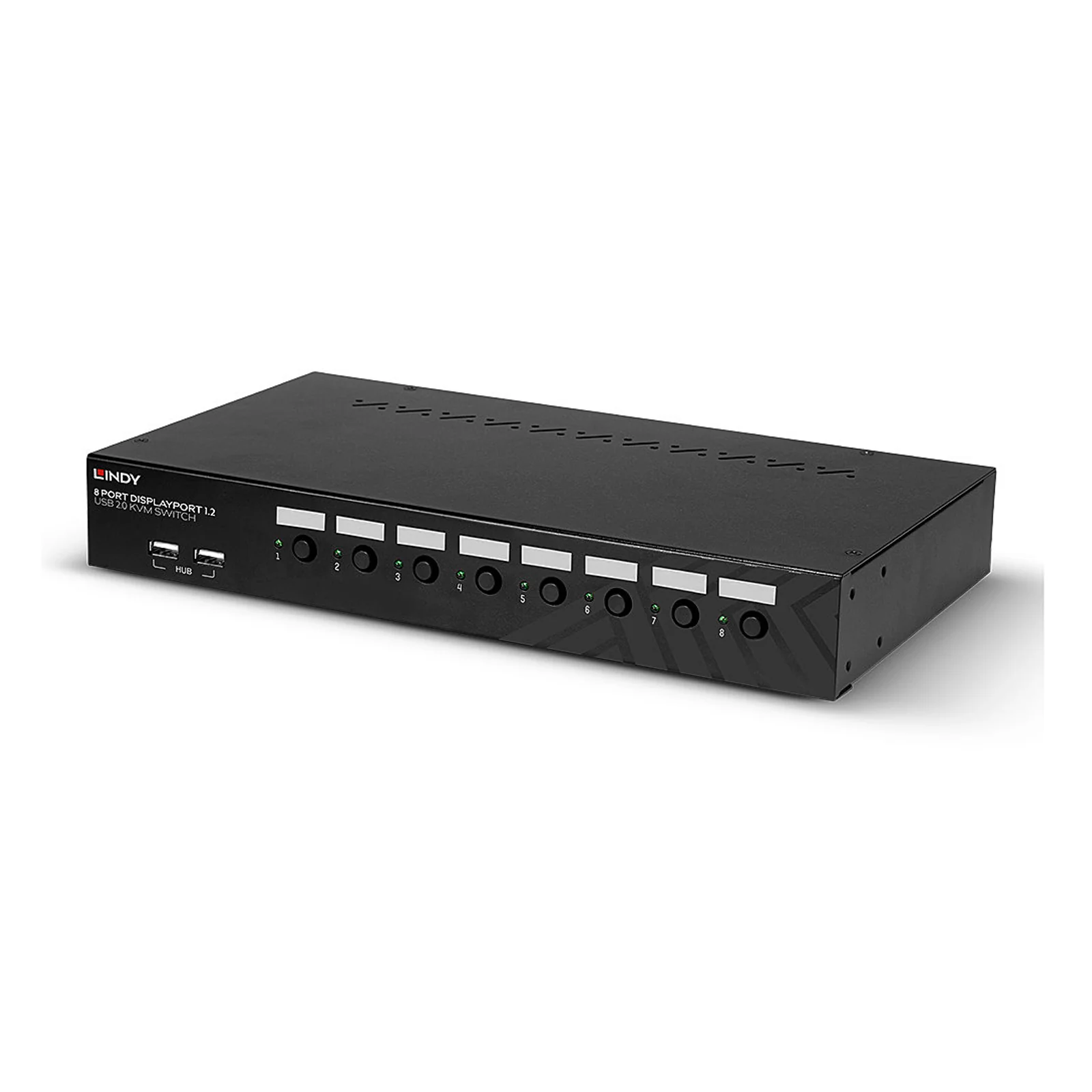 Lindy Switch KVM 8 Ports DisplayPort 1.2, USB 2.0 & Audio