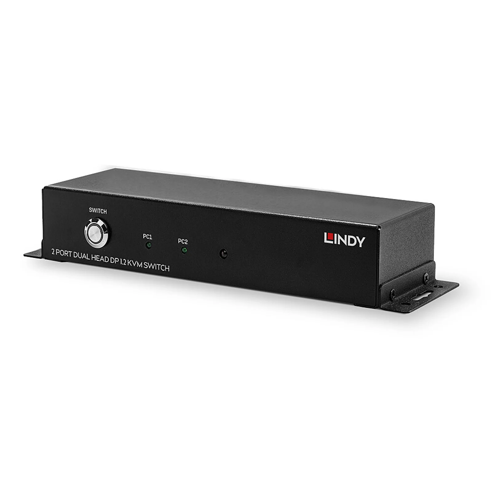 Lindy Switch KVM Dual Head DisplayPort 1.2, 2 ports