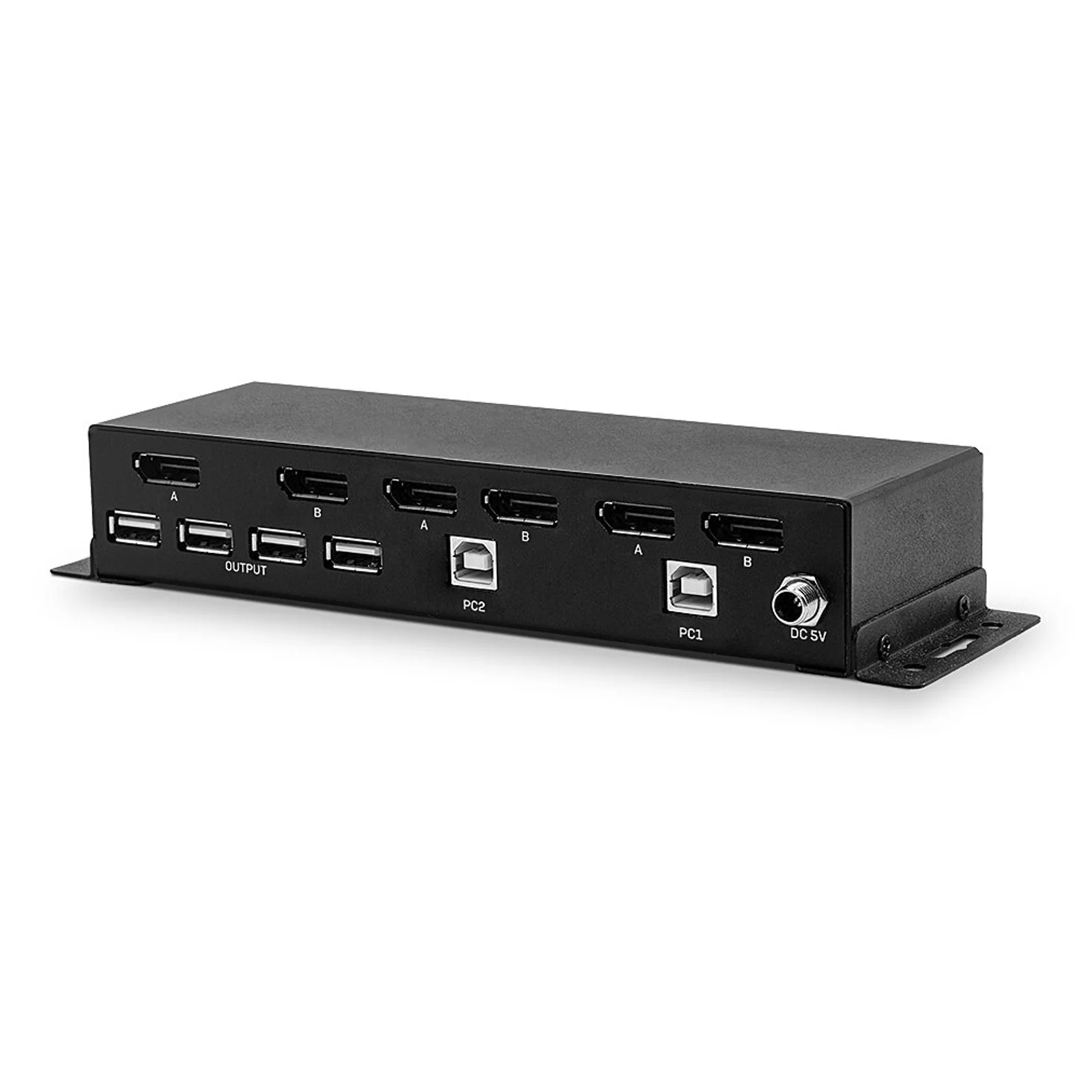 Lindy Switch KVM Dual Head DisplayPort 1.2, 2 ports