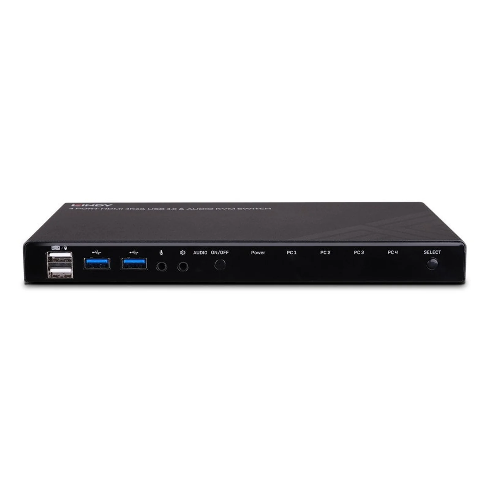 Lindy Switch KVM HDMI 4K60, USB 3.0 & Audio, 4 ports