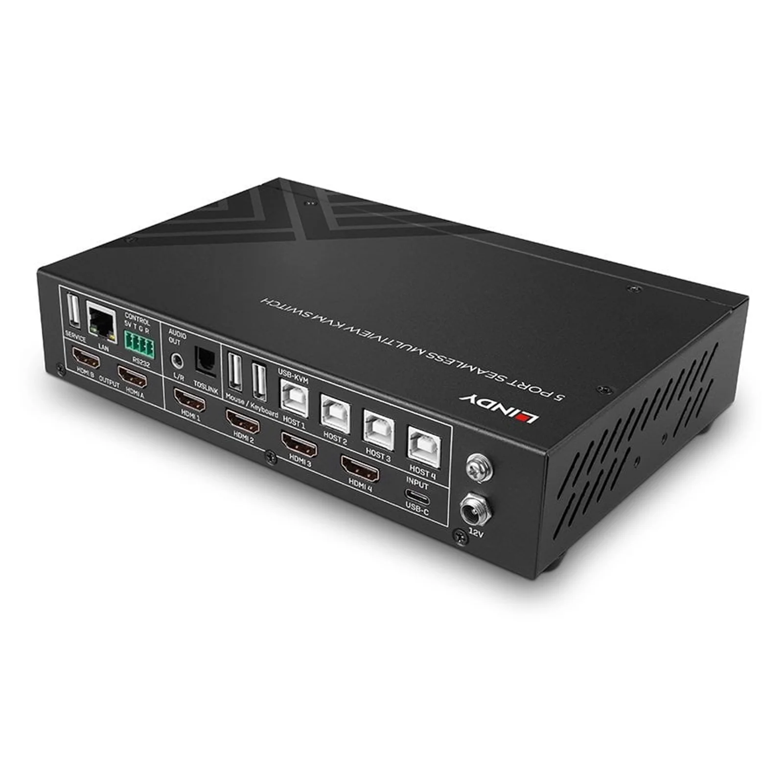 Lindy Switch KVM Seamless Multiview, 5 ports