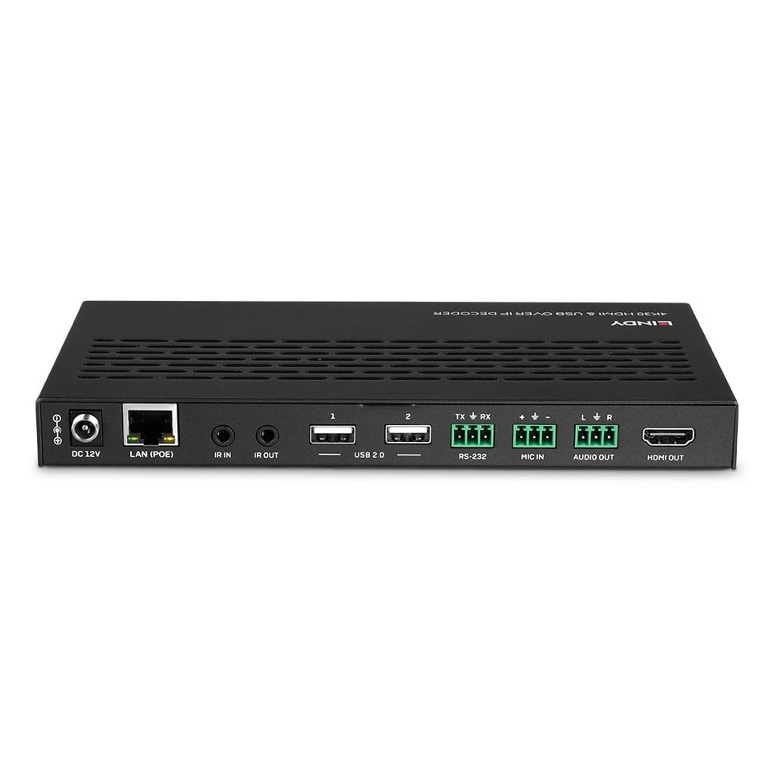 Lindy Système via IP HDMI 4K30 & USB - Décodeur