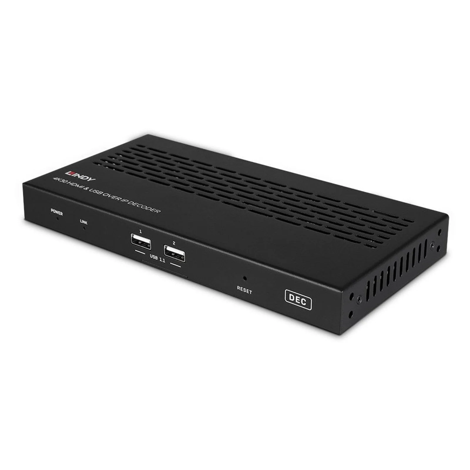 Lindy Système via IP HDMI 4K30 & USB - Décodeur