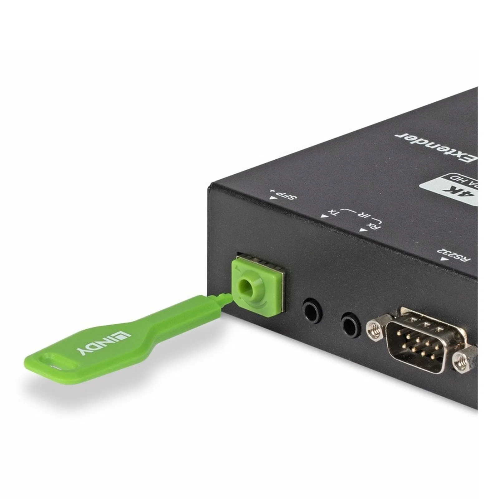 Lindy Verrous de ports SFP, 10 pièces avec clé, Vert