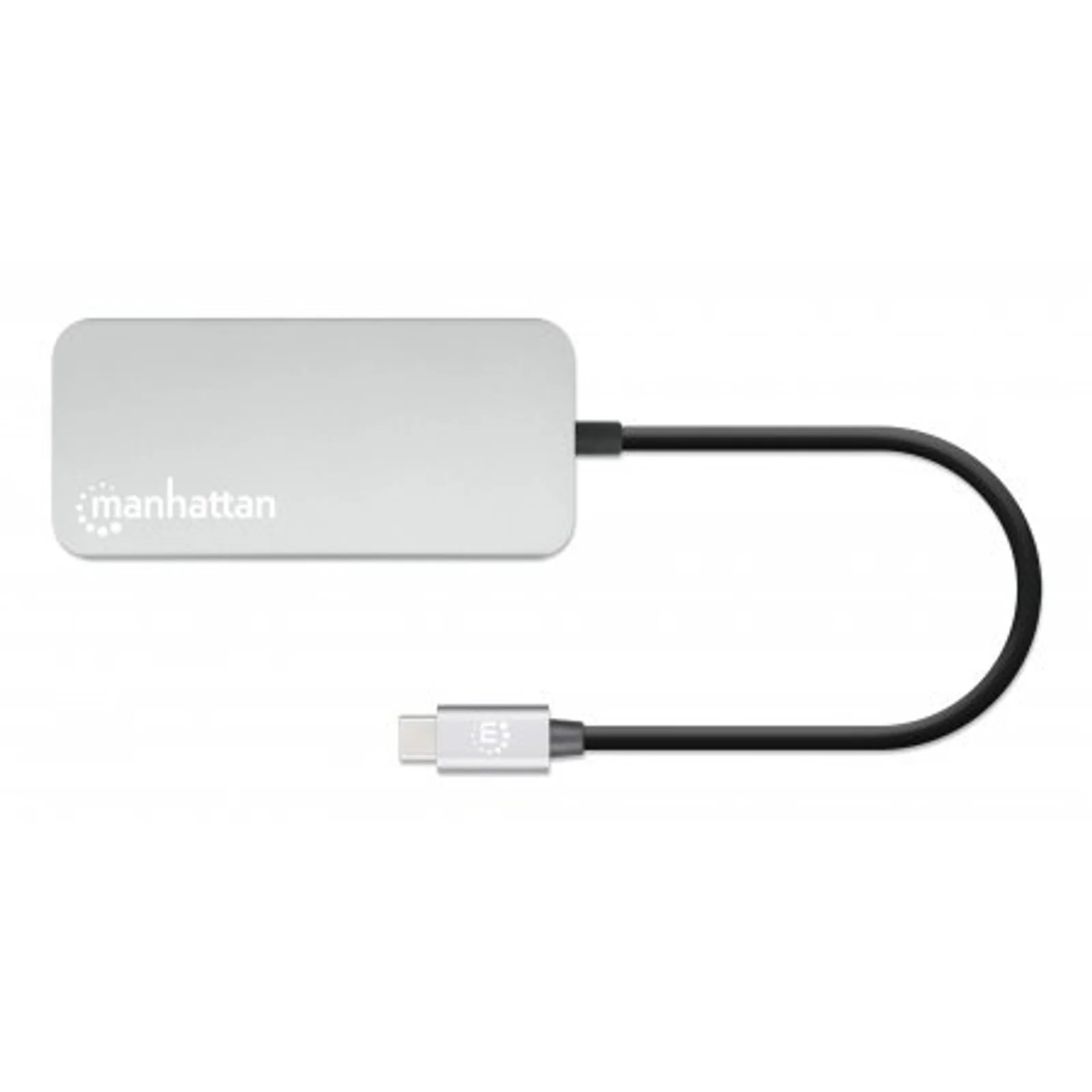 Manhattan 130615 station d'accueil Avec fil USB 3.2 Gen 1 (3.1 Gen 1) Type-C Aluminium