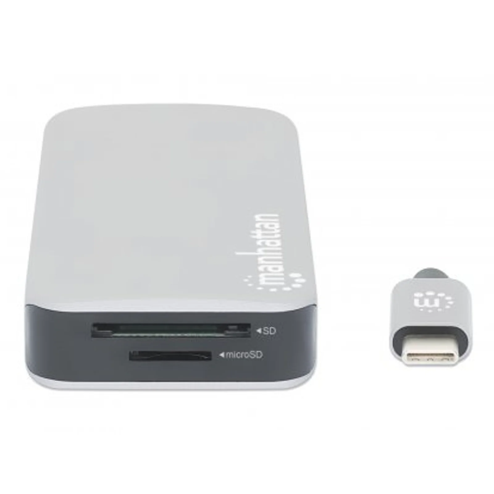 Manhattan 130615 station d'accueil Avec fil USB 3.2 Gen 1 (3.1 Gen 1) Type-C Aluminium
