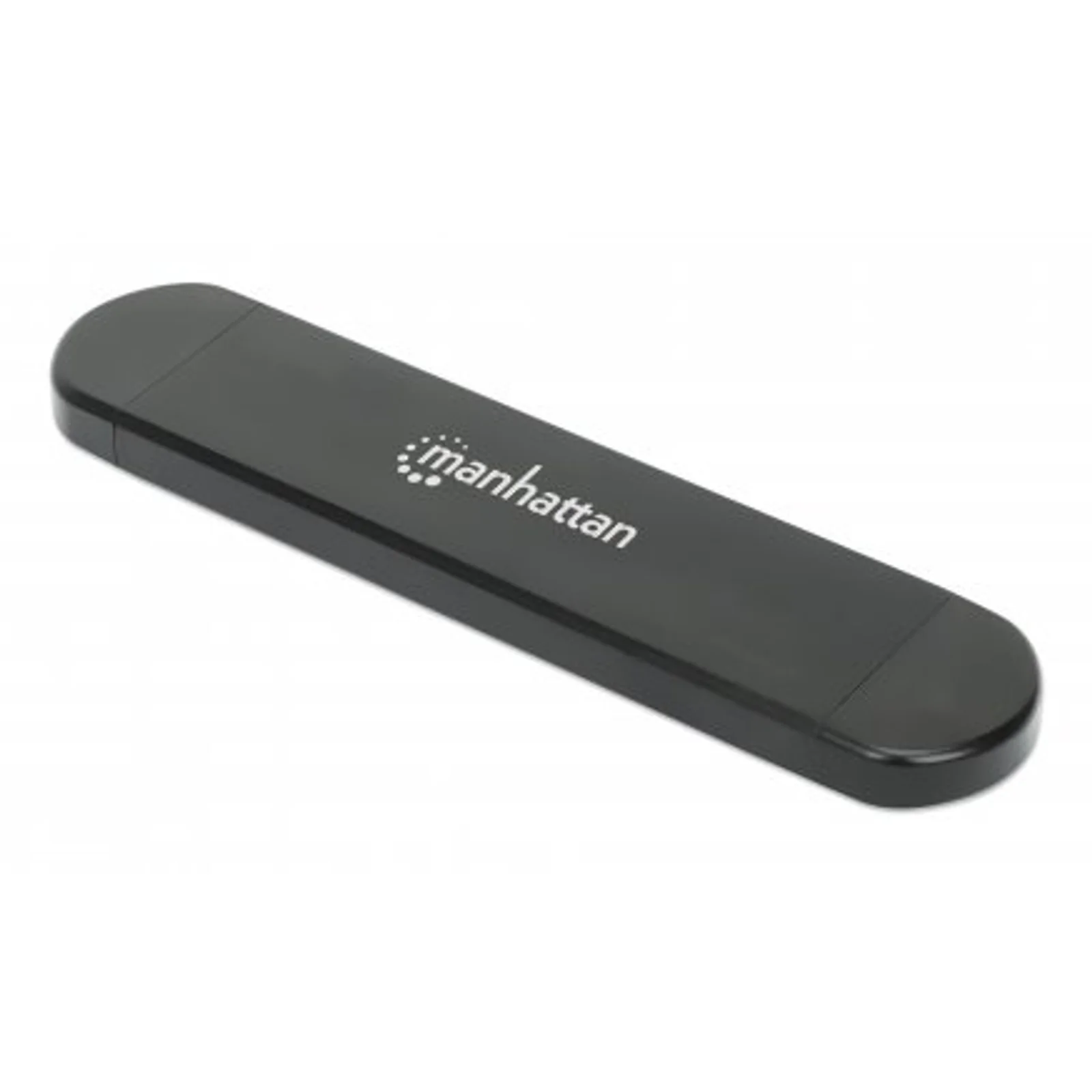 Manhattan 130639 Boîtier de disques de stockage Enceinte ssd Noir M.2
