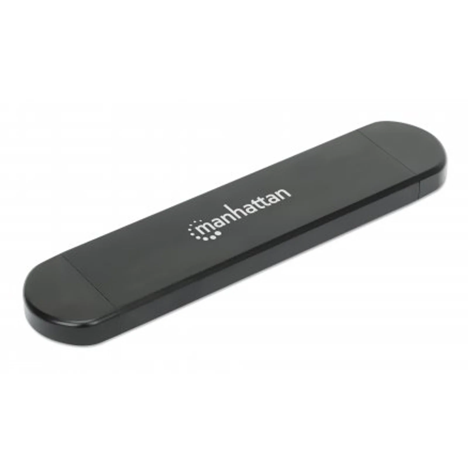 Manhattan 130639 Boîtier de disques de stockage Enceinte ssd Noir M.2