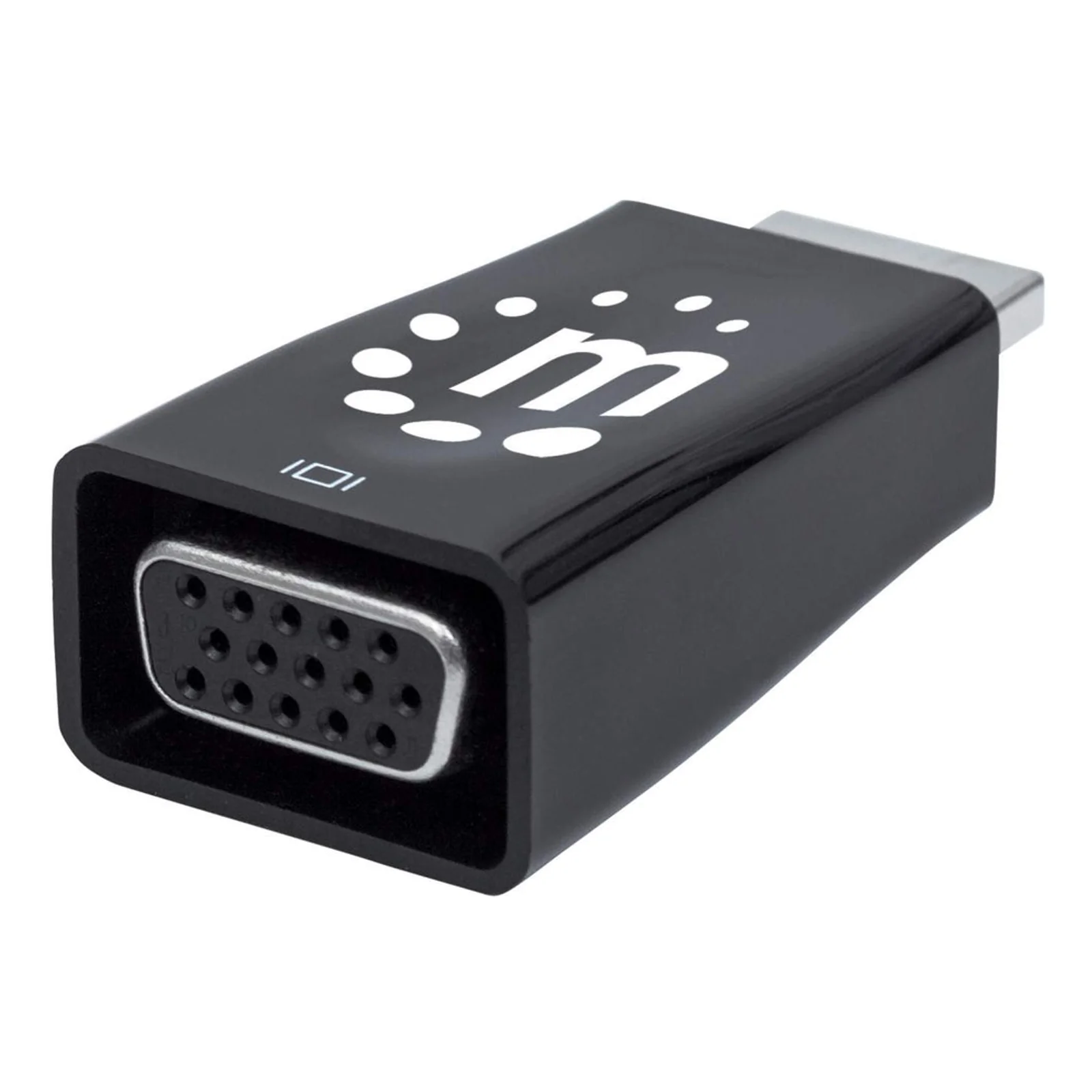 Manhattan 151542 changeur de genre de câble HDMI VGA, 3.5mm Noir