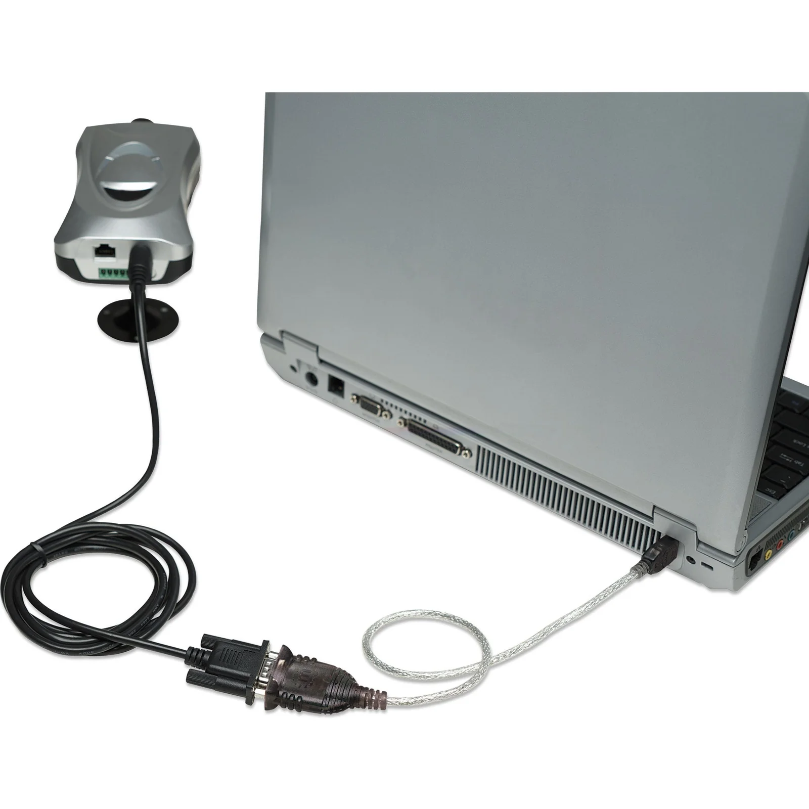 Manhattan 151801 câble Série Argent 0,45 m USB A Serial/COM/RS232/DB9