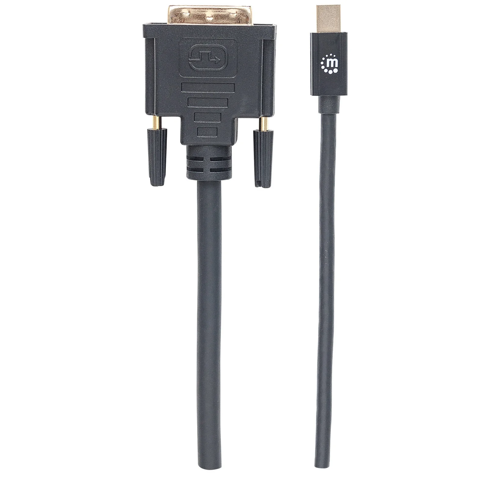 Manhattan 152150 câble vidéo et adaptateur 1,8 m Mini DisplayPort DVI-D Noir