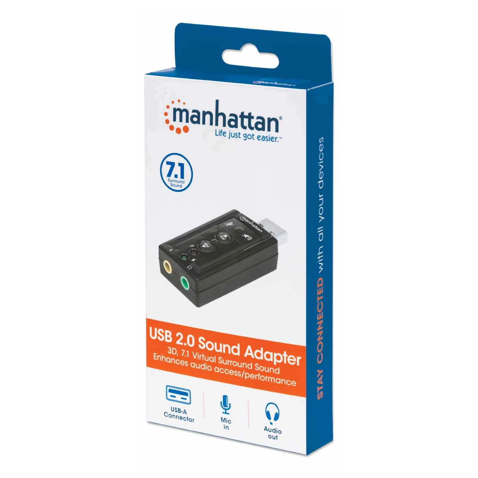 Manhattan 152341 carte sons 7.1 canaux USB