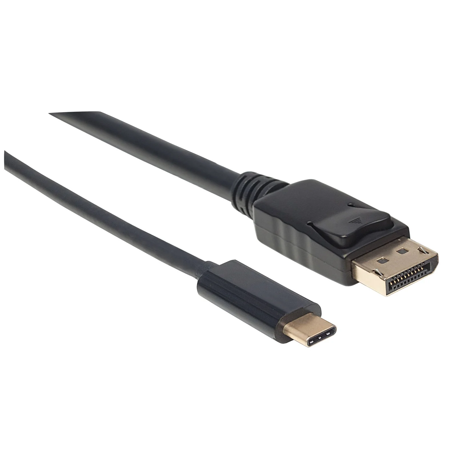 Manhattan 152471 câble vidéo et adaptateur 1 m USB Type-C DisplayPort Noir