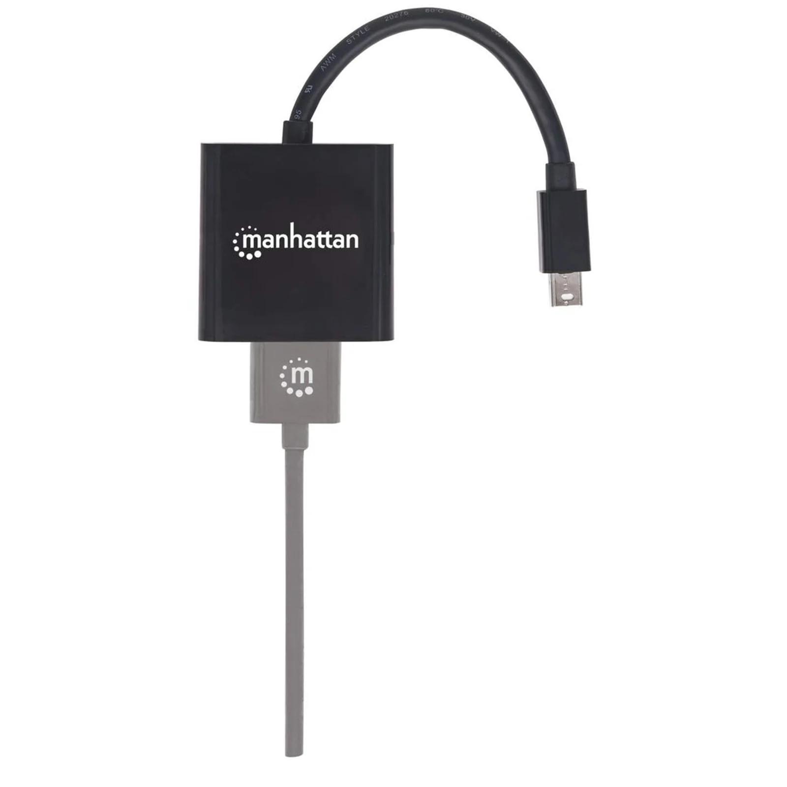 Manhattan 152570 câble vidéo et adaptateur Mini DisplayPort HDMI Type A (Standard) Noir