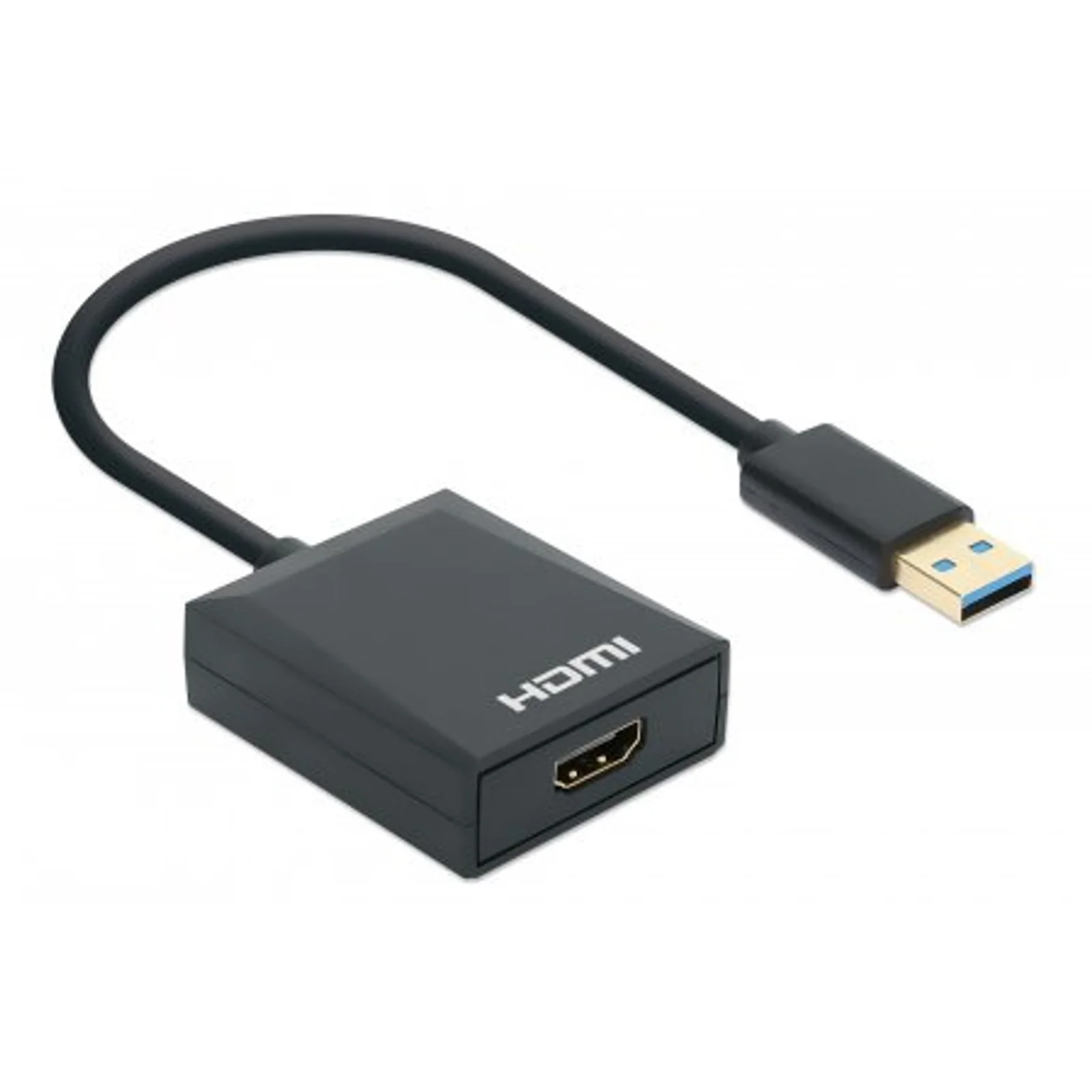 Manhattan 153690 station d'accueil Avec fil USB 3.2 Gen 1 (3.1 Gen 1) Type-A Noir