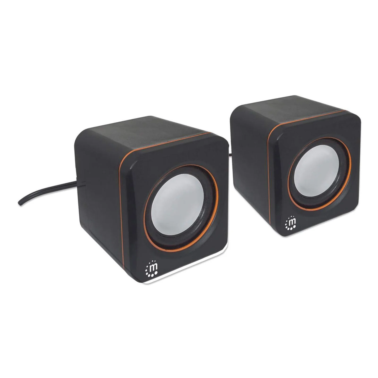 Manhattan 161435 haut-parleur Noir Avec fil 6 W