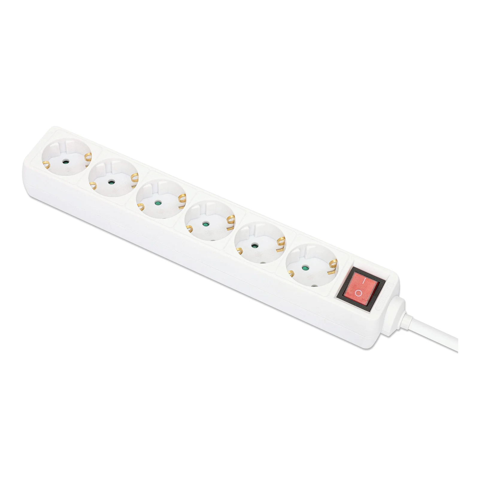 168335 multiprise 2 m 6 sortie(s) CA Intérieure Blanc