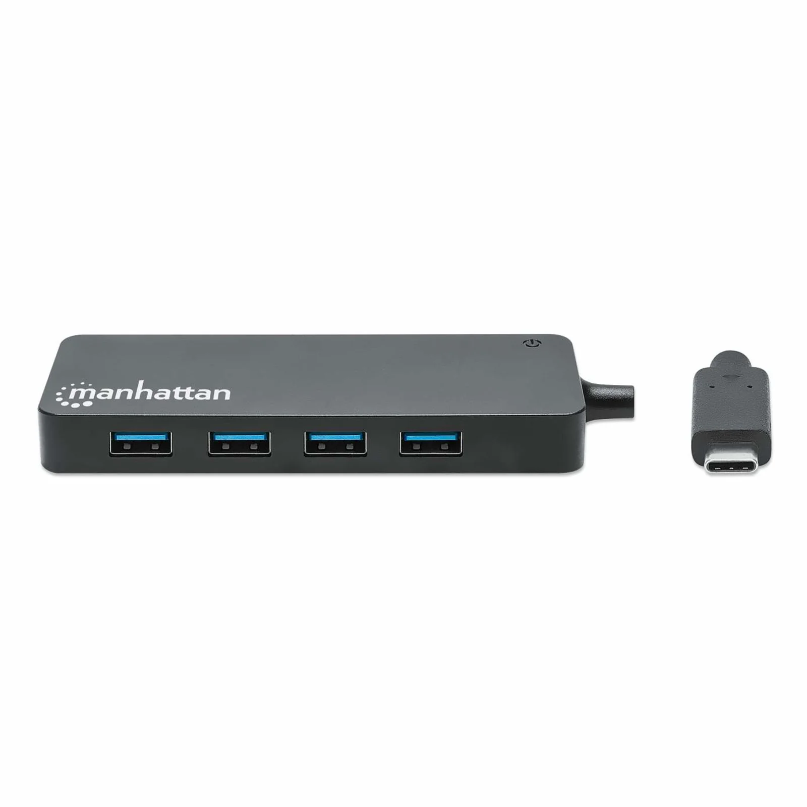 Manhattan 168410 hub & concentrateur USB Type-C 5000 Mbit/s Noir