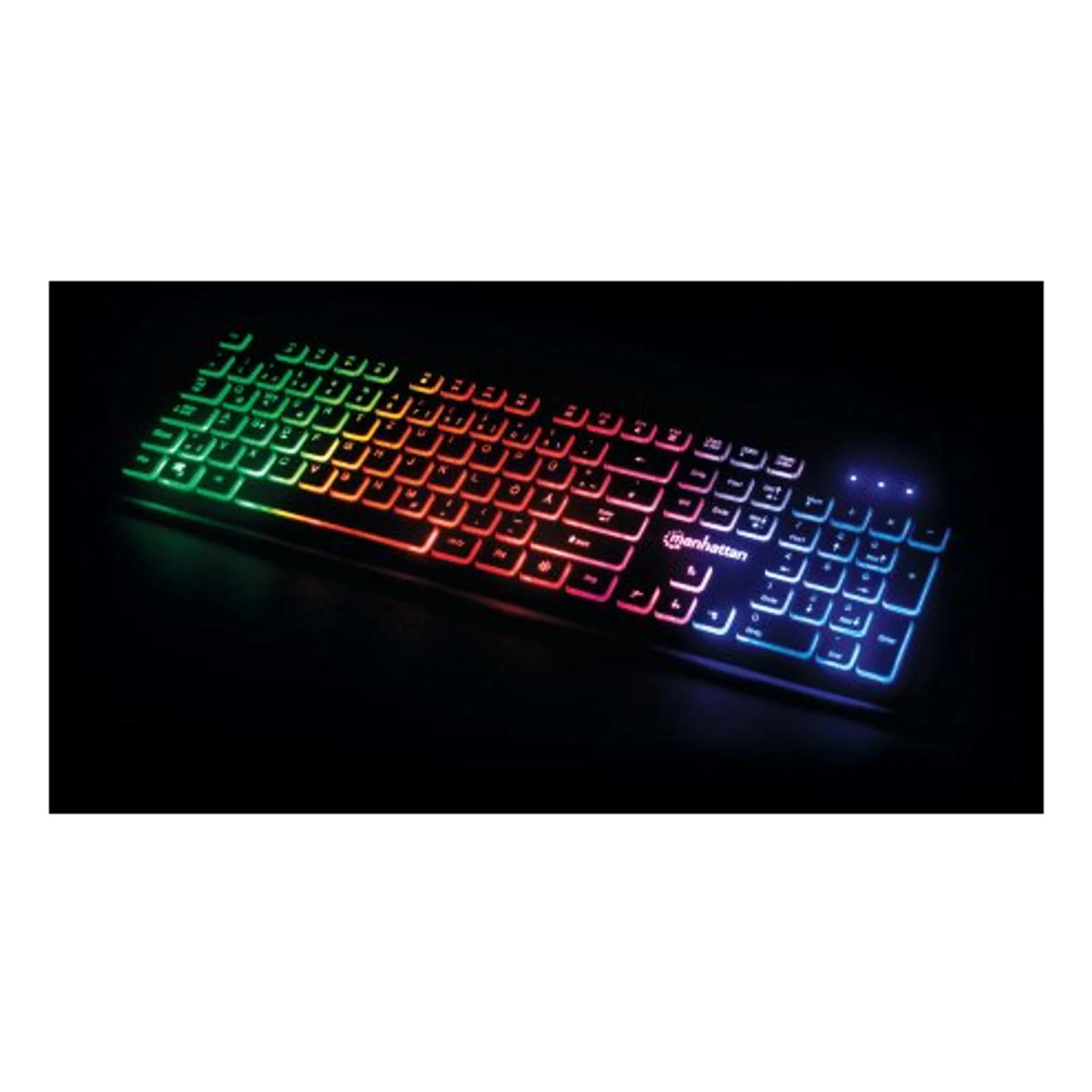 Manhattan 179485 clavier Gaming USB Noir