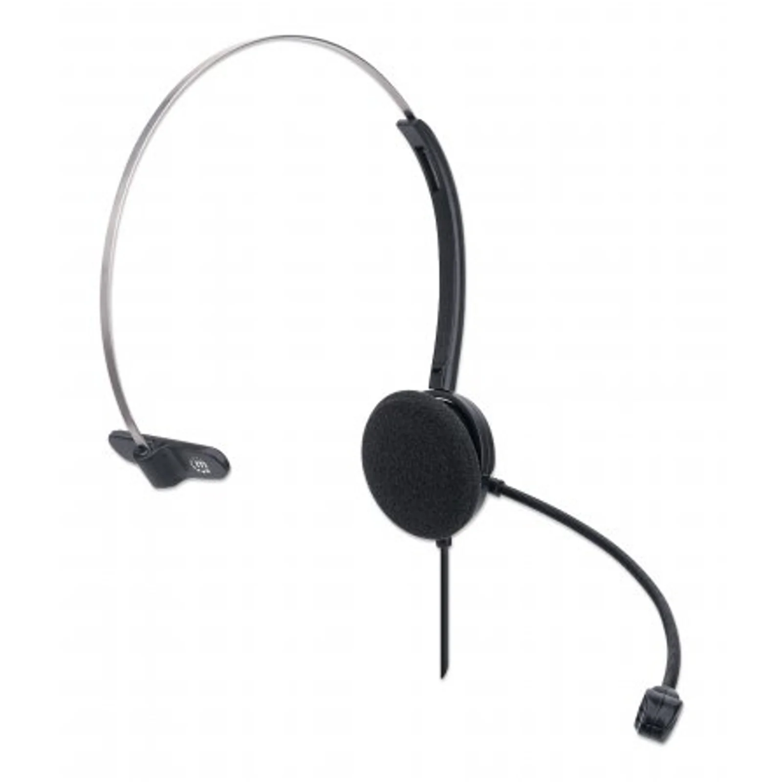 Manhattan 179867 casque Avec fil Arceau Bureau/Centre d'appels USB Type-A Noir