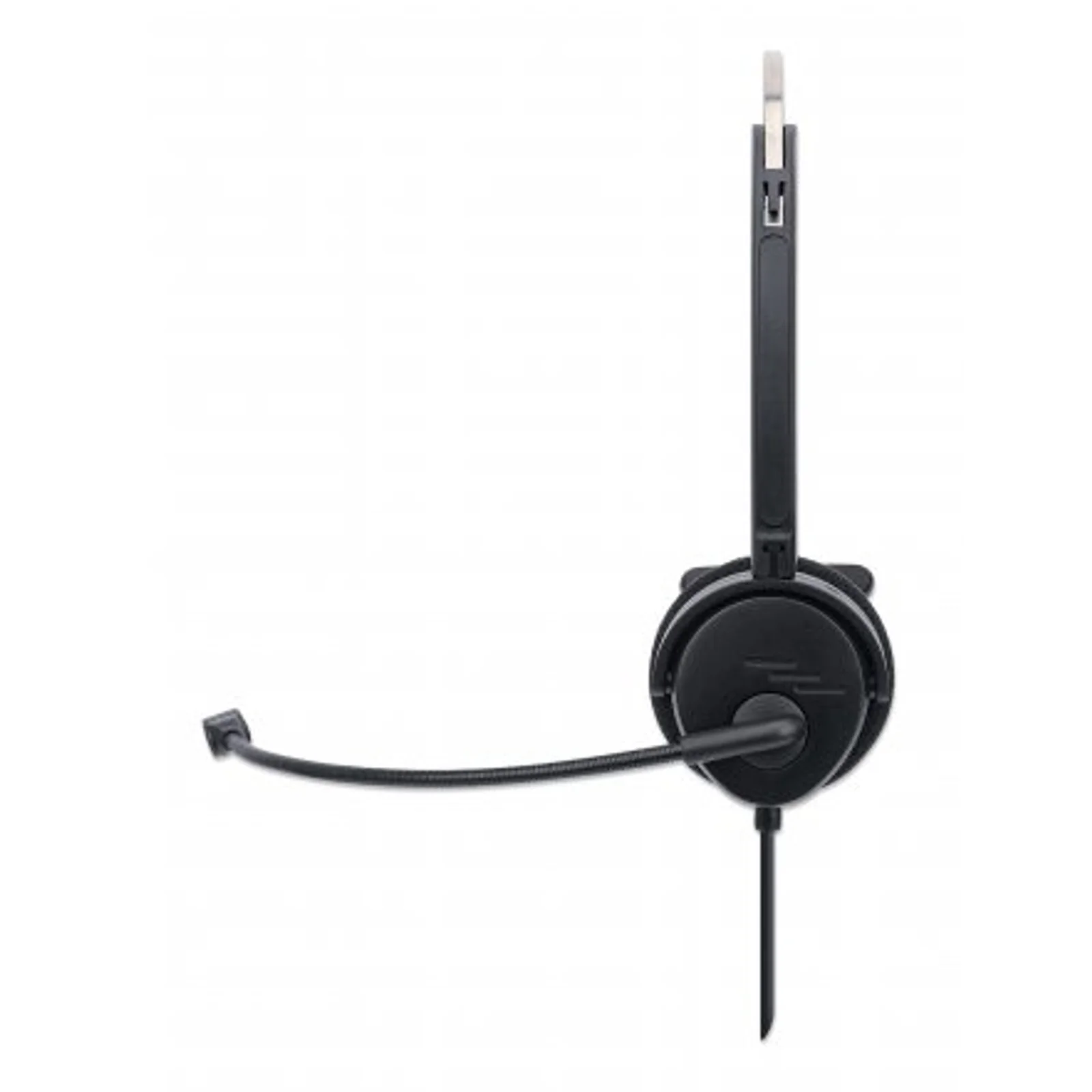 Manhattan 179867 casque Avec fil Arceau Bureau/Centre d'appels USB Type-A Noir