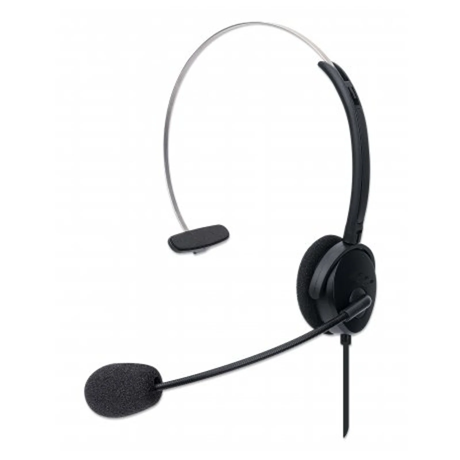 180498 casque Avec fil Arceau Bureau/Centre d'appels USB Type-A Noir