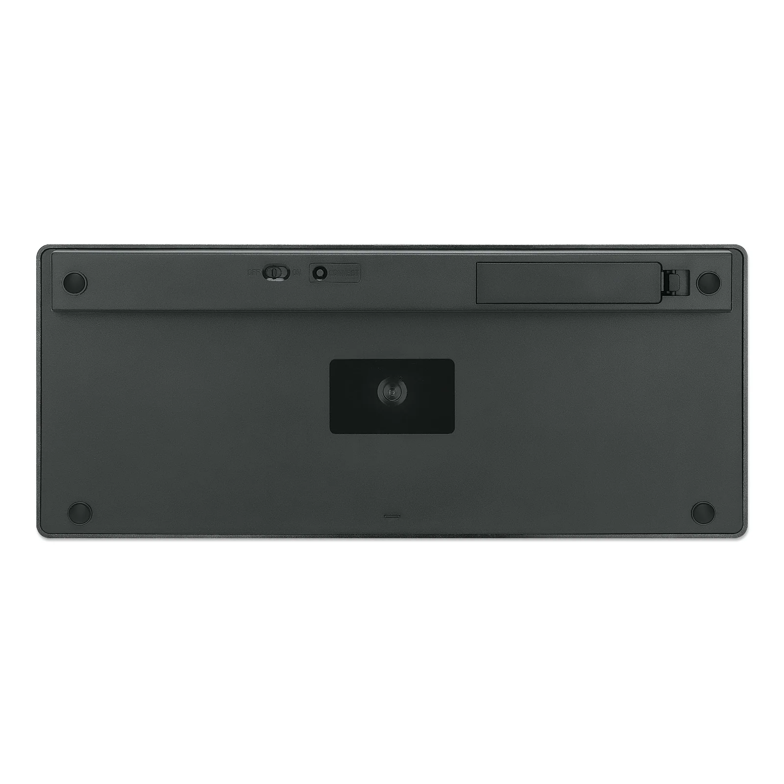 Manhattan 180559 clavier Bureau RF sans fil + Bluetooth QWERTZ Allemand Noir, Gris