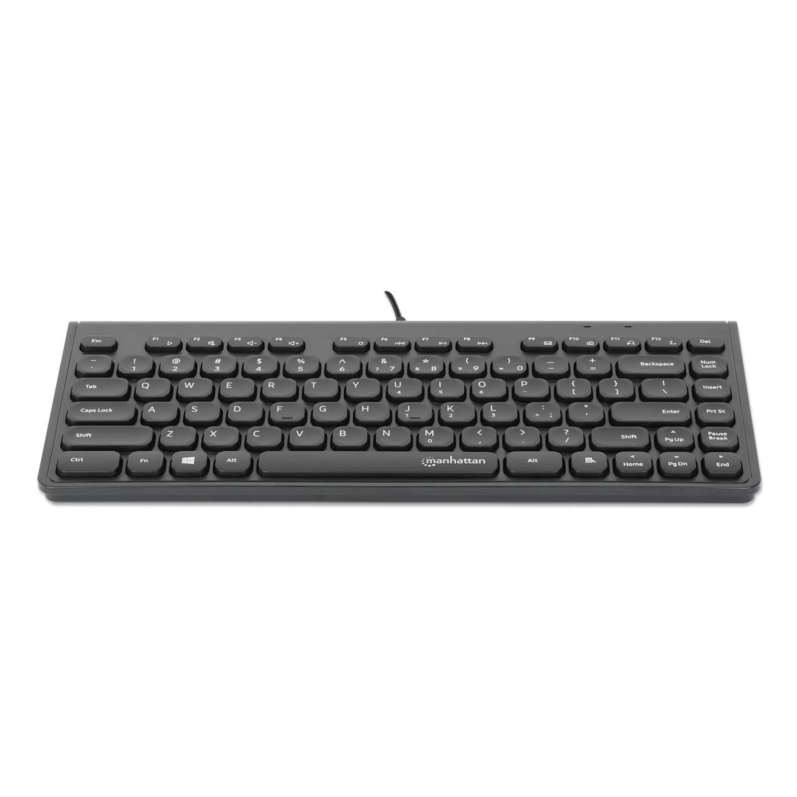 Manhattan 180702 clavier Bureau USB QWERTY Noir
