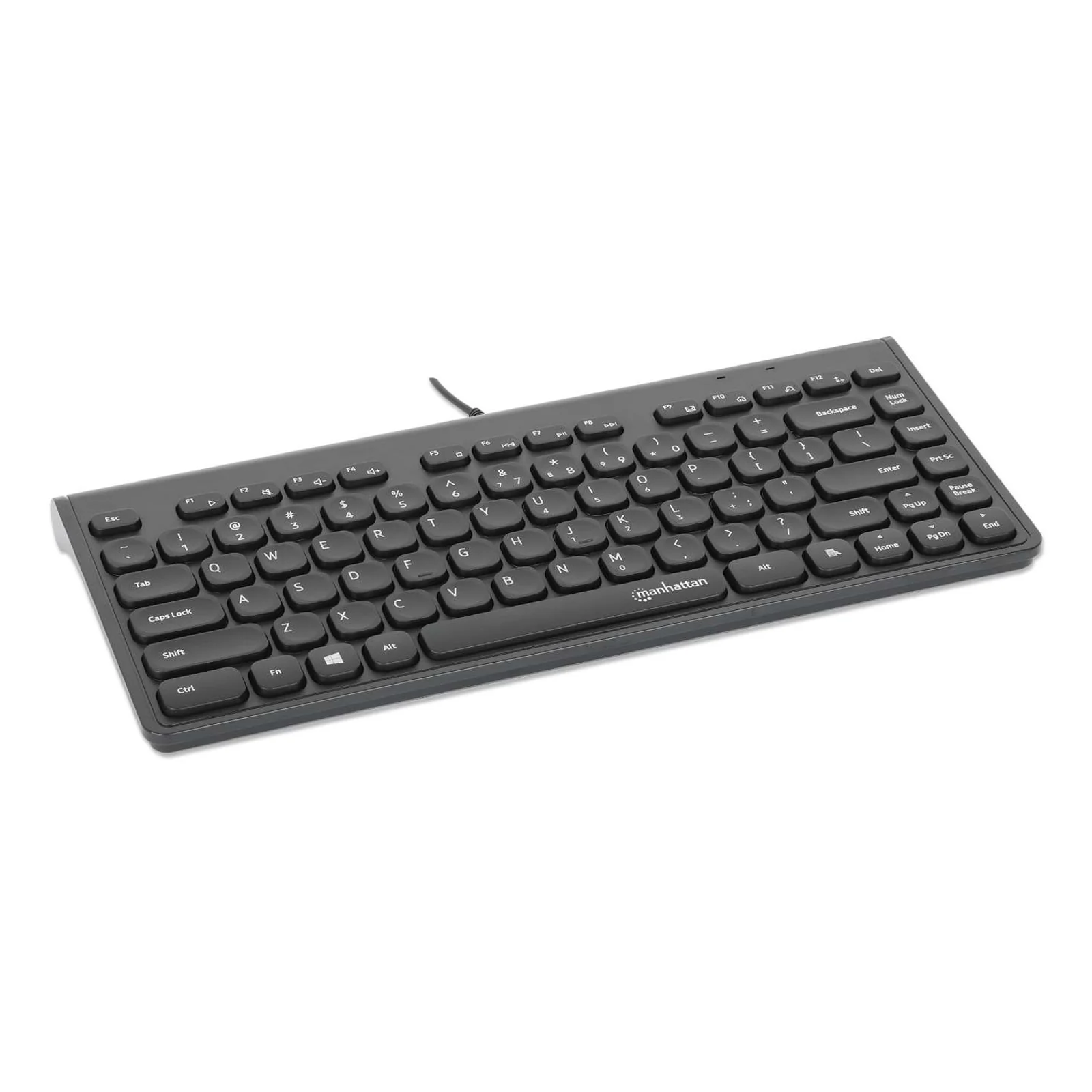 Manhattan 180702 clavier Bureau USB QWERTY Noir