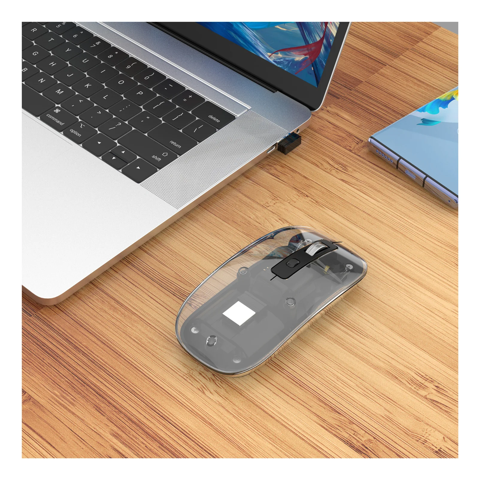 Manhattan 190268 souris Universel Ambidextre RF sans fil Optique 1600 DPI