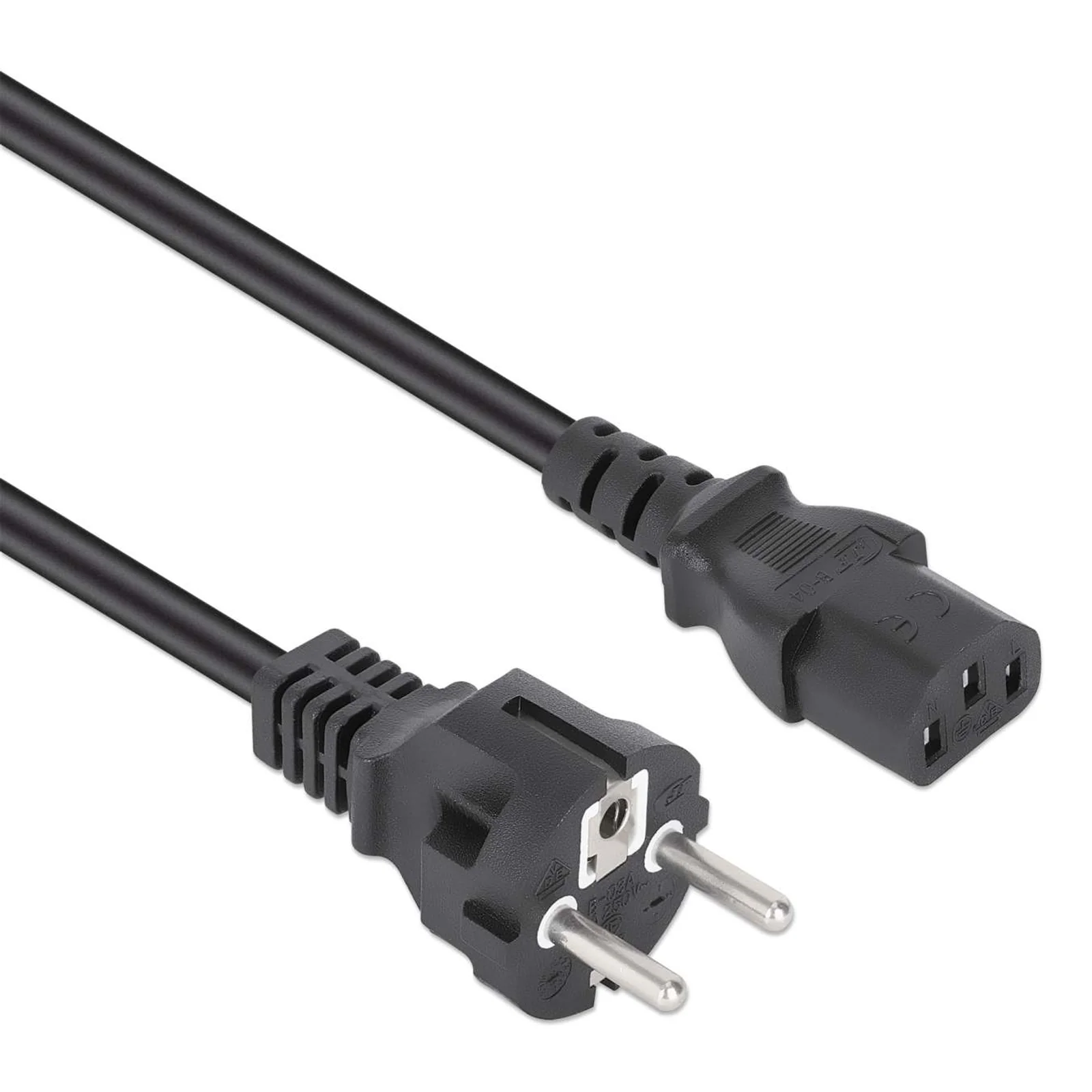 Manhattan 308700 câble électrique Noir 5 m CEE7/7 IEC C13