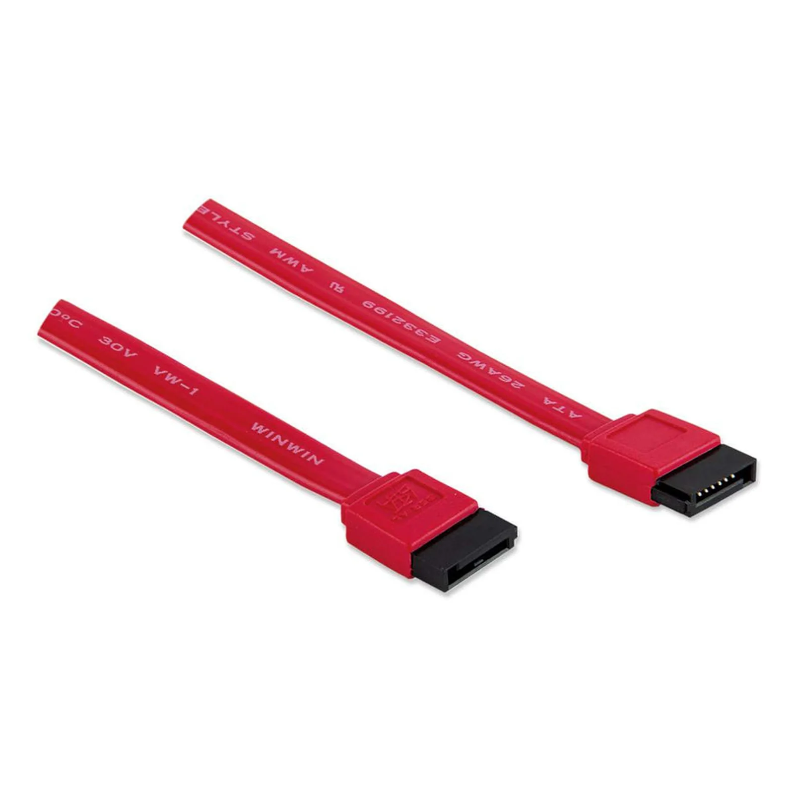 Manhattan 340700 câble SATA 0,5 m SATA 7-pin Rouge