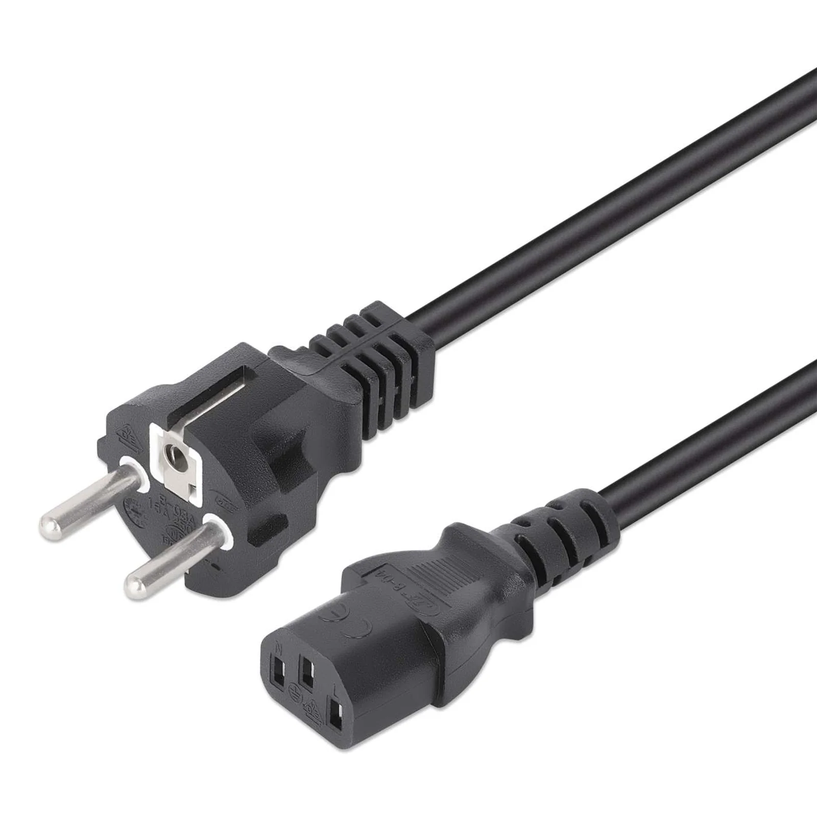 353908 câble électrique Noir 1 m CEE7/7 Coupleur C13
