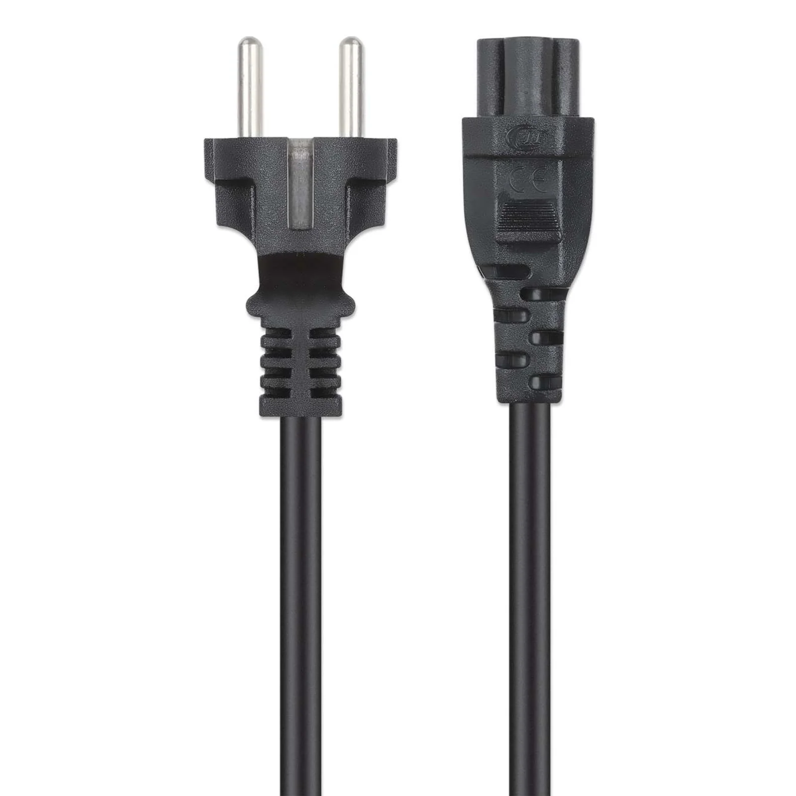 Manhattan 354172 câble électrique Noir 1 m CEE7/7 IEC C5