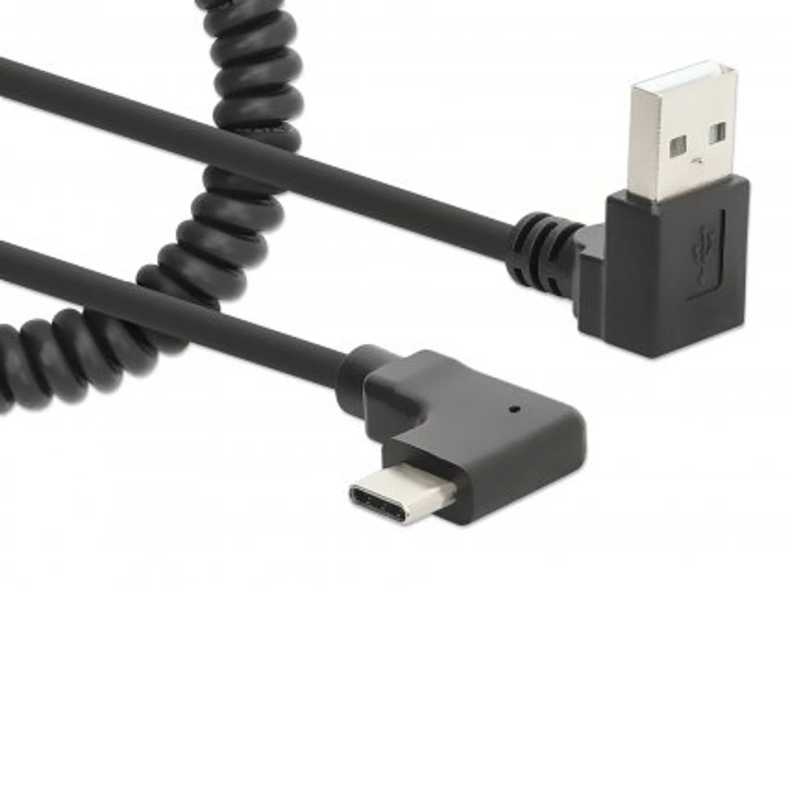 Manhattan 356220 câble USB 1 m USB A USB C Noir