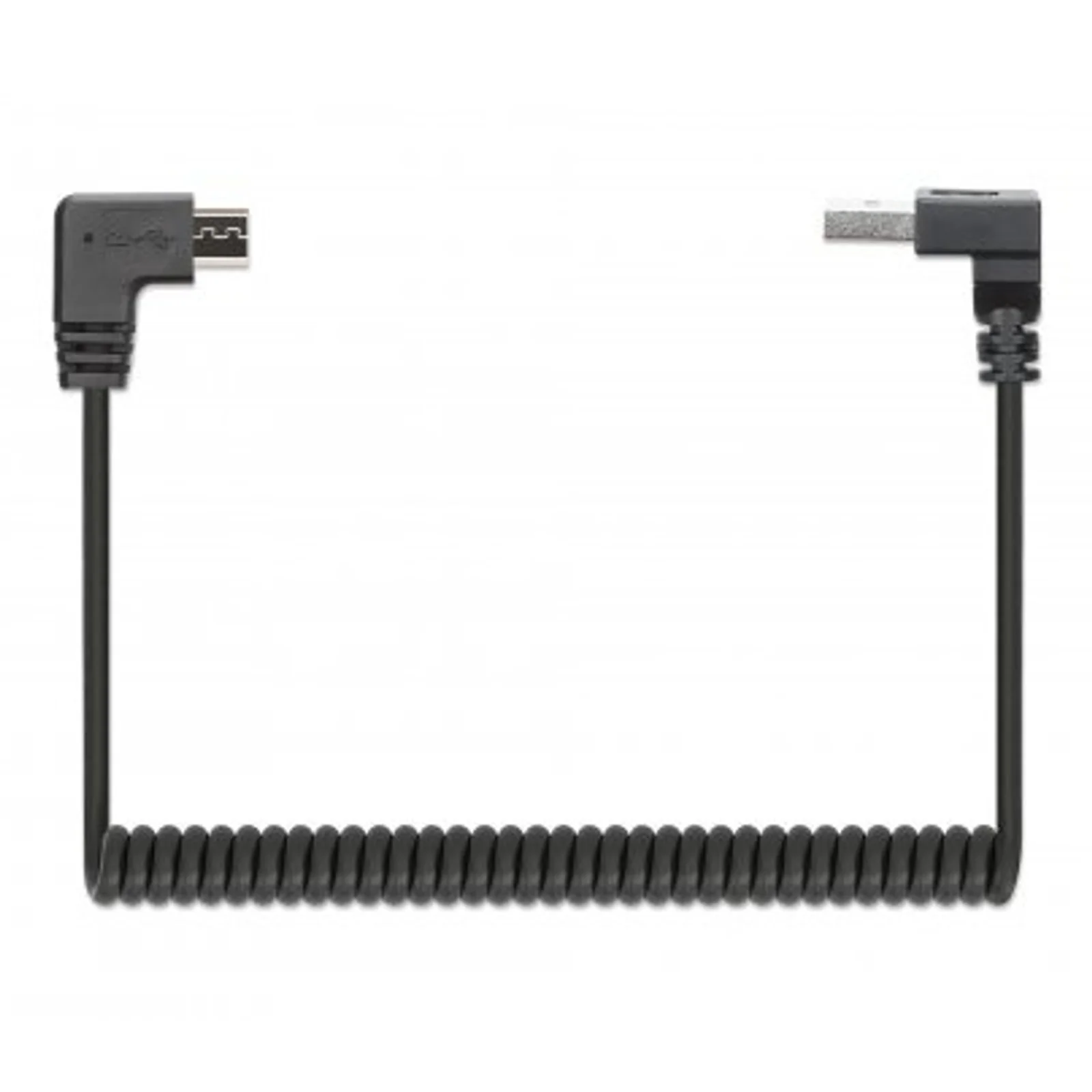 Manhattan 356237 câble USB 1 m USB A Micro-USB B Noir