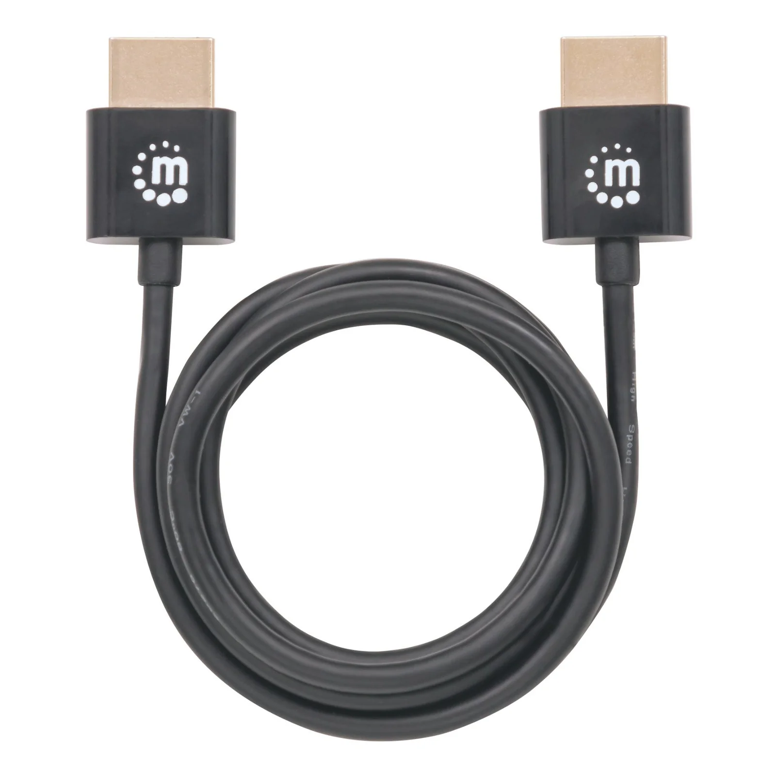 Manhattan 394352 câble HDMI 1 m HDMI Type A (Standard) Noir