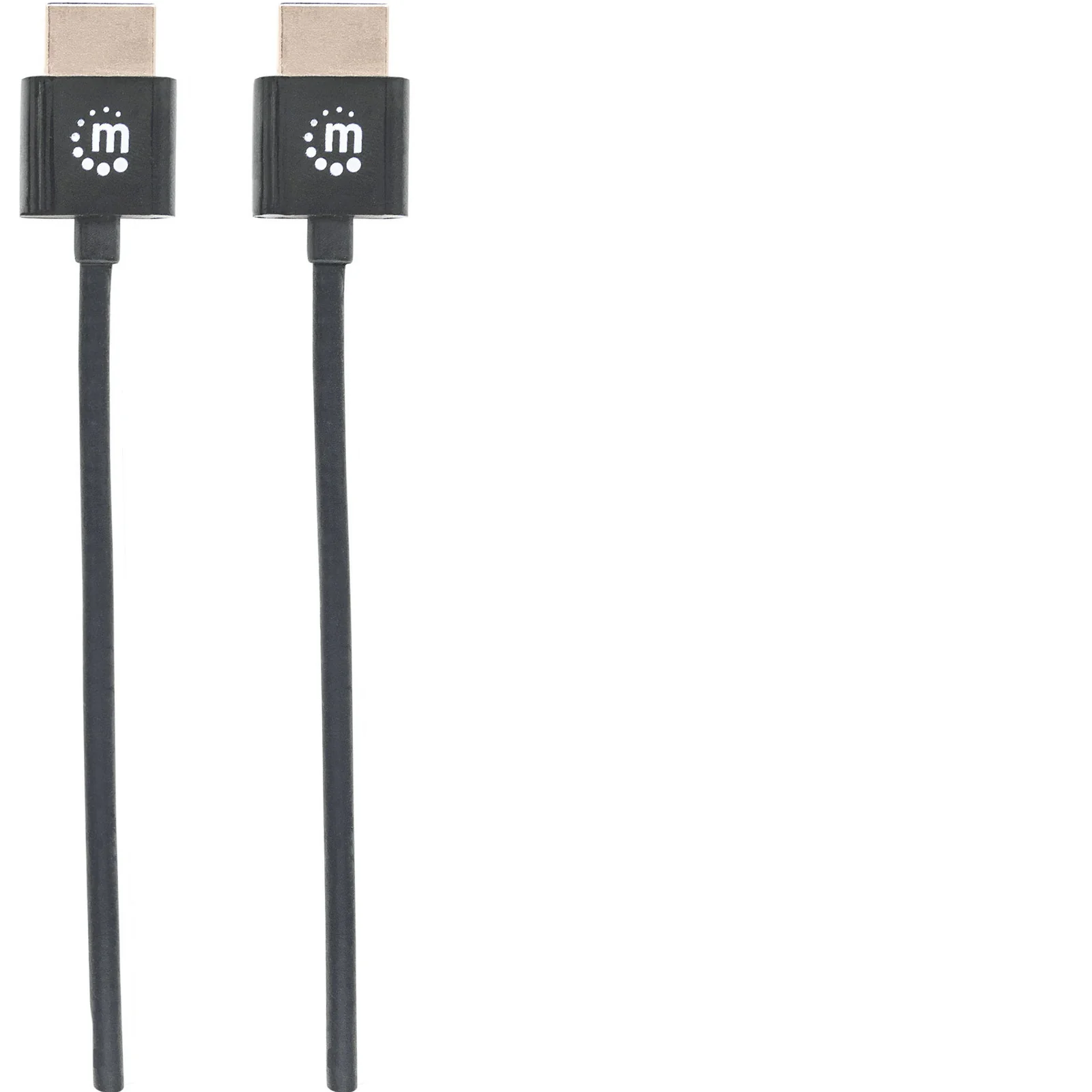 Manhattan 394376 câble HDMI 3 m HDMI Type A (Standard) Noir