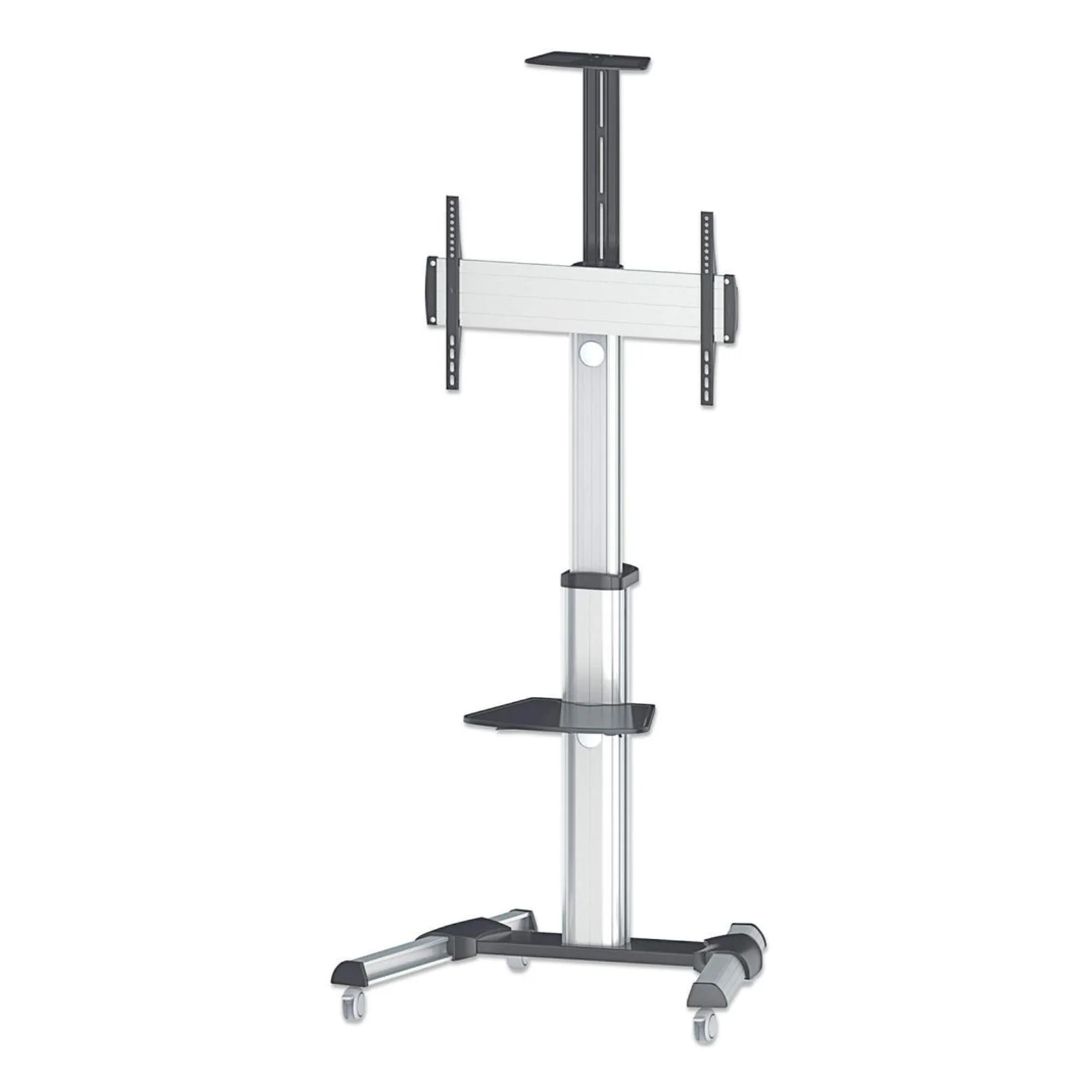 461245 support d'écran plat pour bureau 177,8 cm (70") Sol Noir, Argent