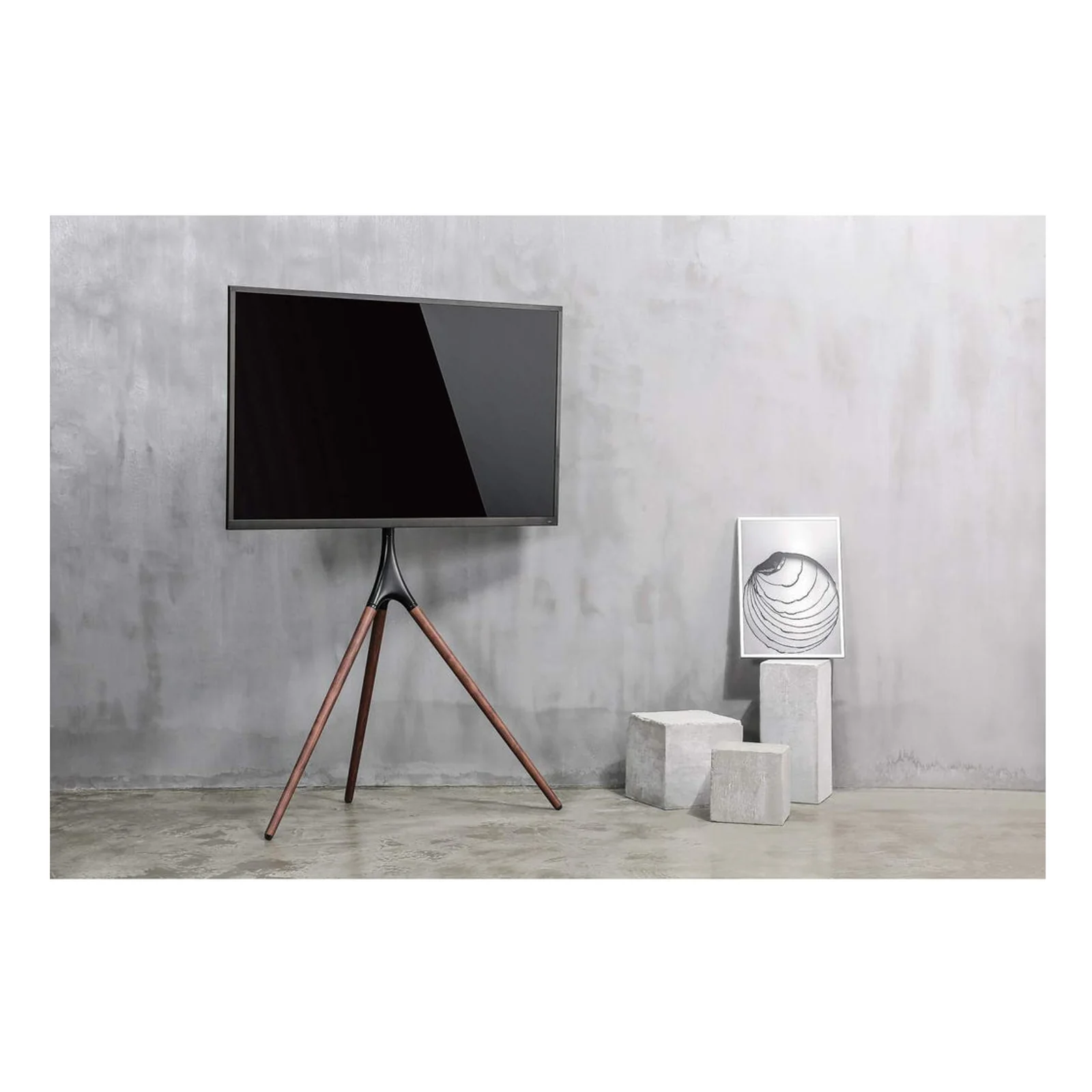 Manhattan 461795 support d'écran plat pour bureau 165,1 cm (65") Sol Bleu, Marron